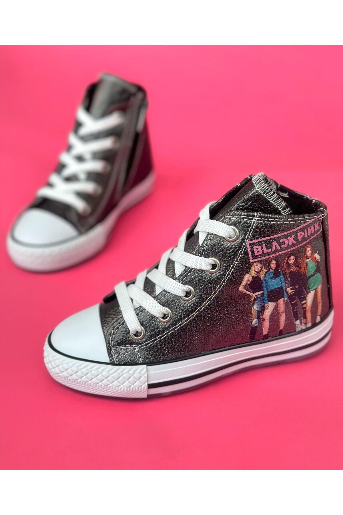 Blackpink Çocuk Bot, Convers Çocuk Bot, Fermuarlı Çocuk Bot - platin