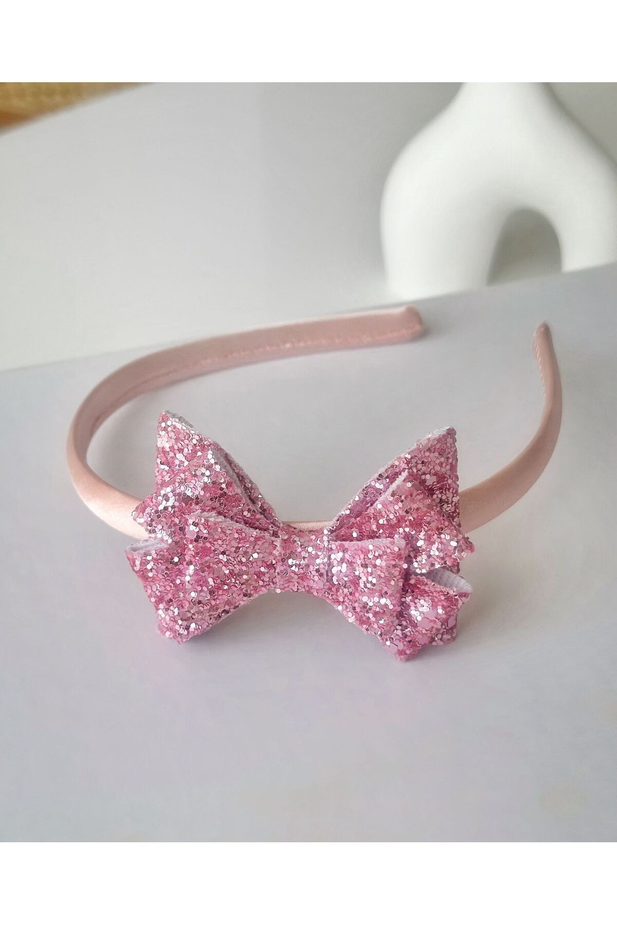 Çocuk Fiyonklu Aksesuar - pembe