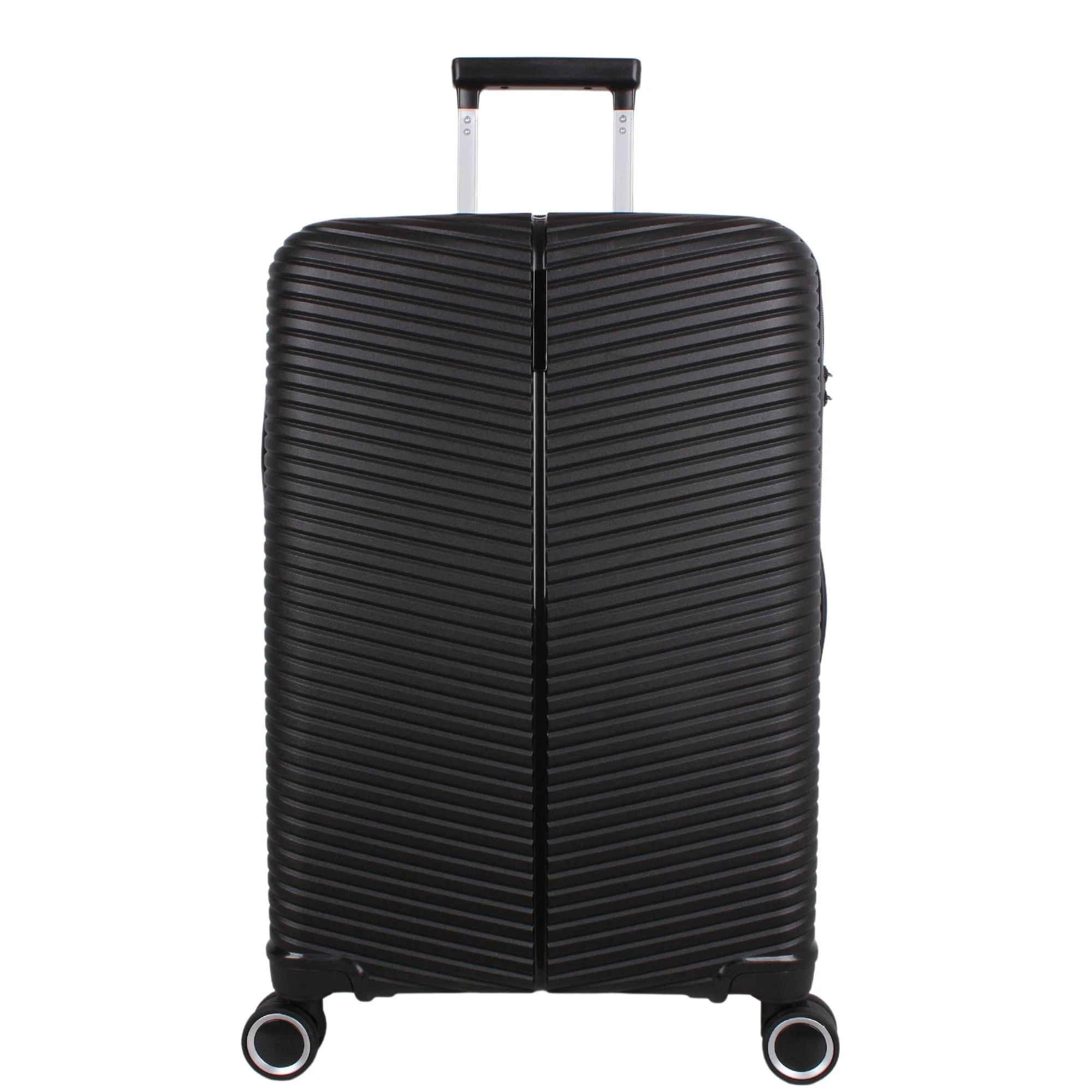 Bagacar Ultra Light Kırılmaz Silikon 3 Lü Valiz Seti Siyah