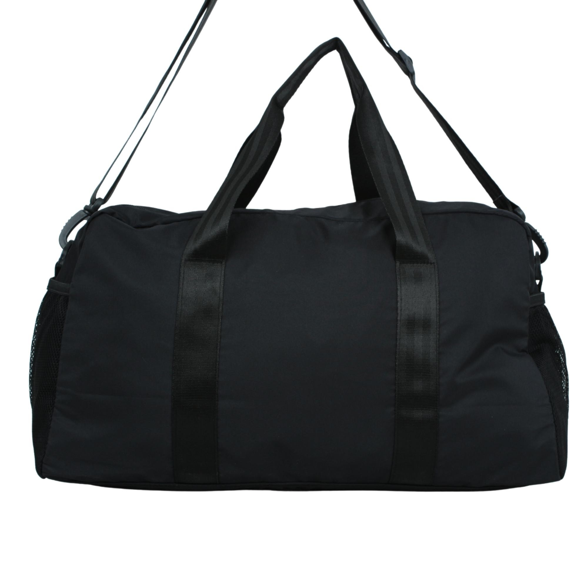 Bagacar 30x50x16Cm Siyah Paraşut Kumaş Plaj Spor ve Seyahat Çantası