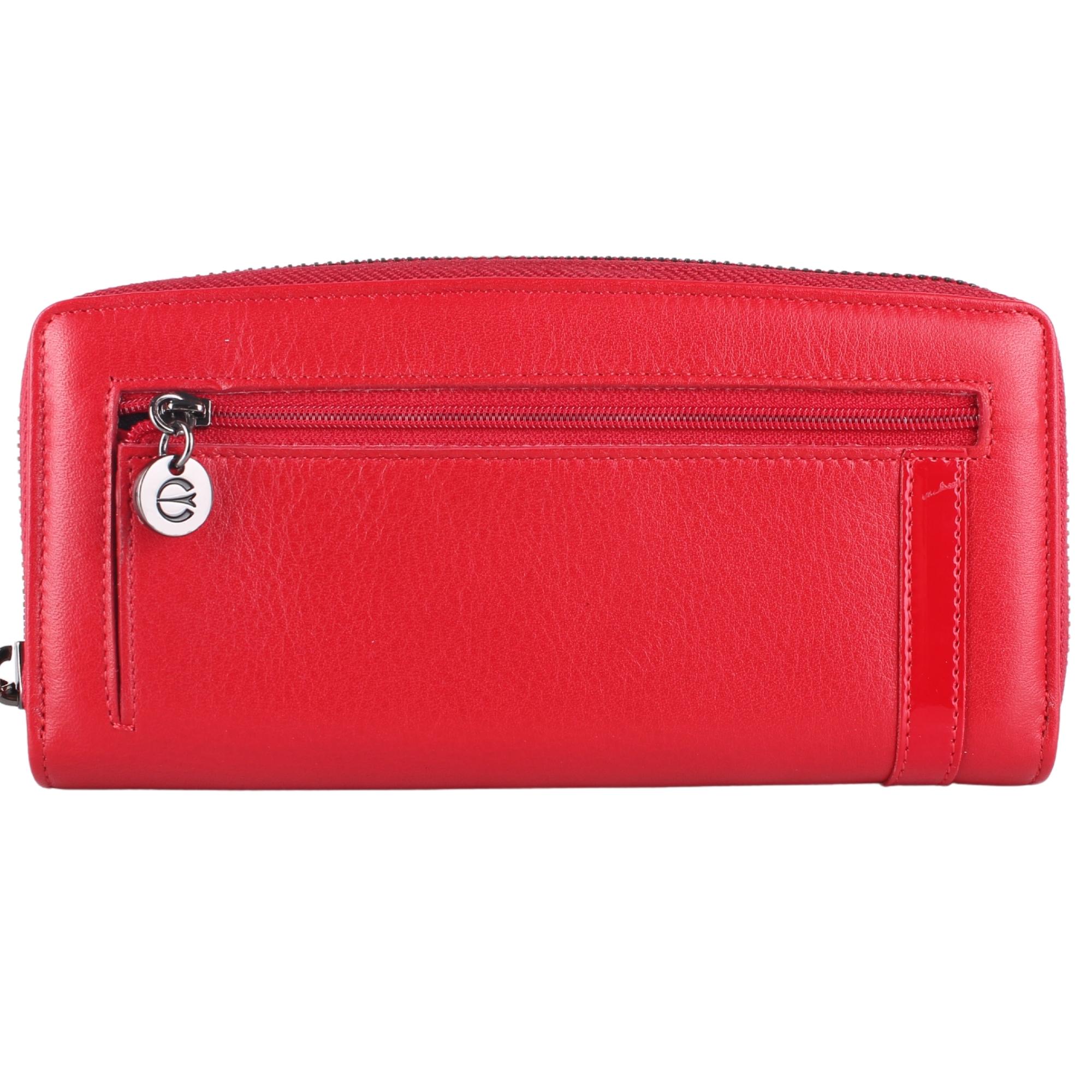 Legend Leather 2714 Bayan Hakiki Deri Cüzdan Kırmızı