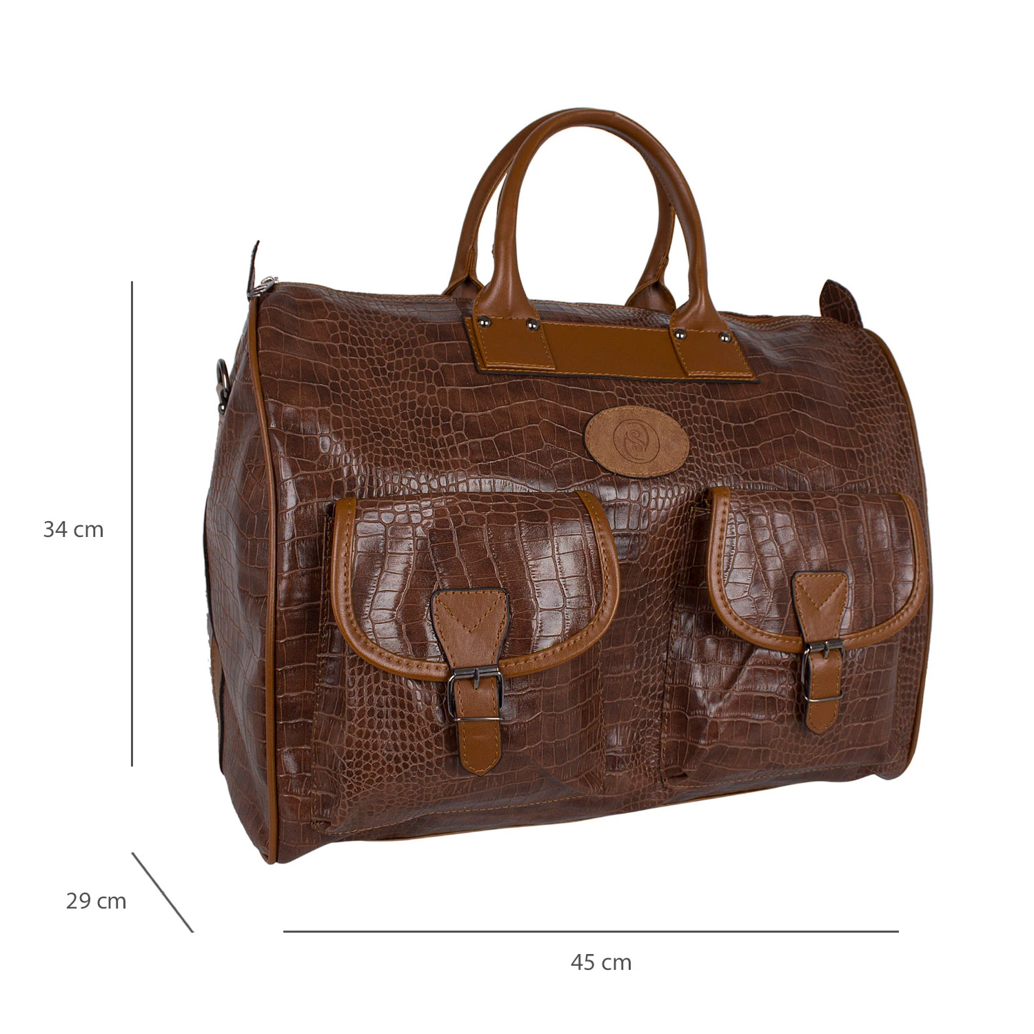 Bagacar Geniş El Bavulu ve Seyahat Çantası Taba