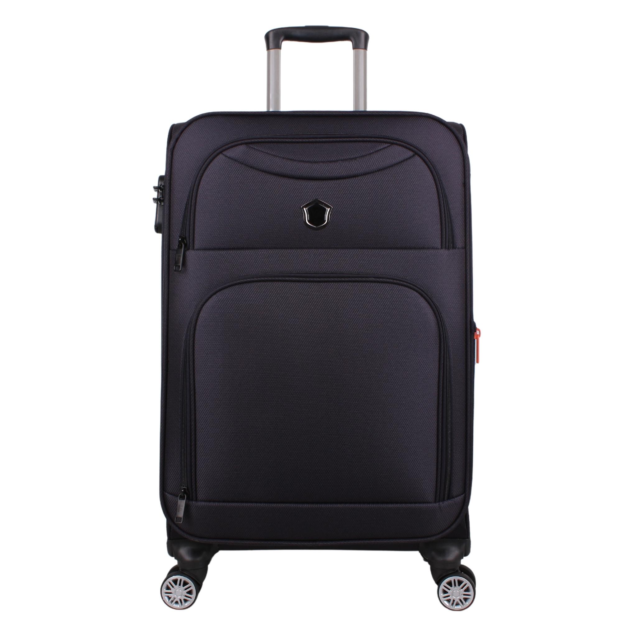 Bagacar Ultra Lıght Körüklü Kumaş Kabin Boy Valiz Lacivert