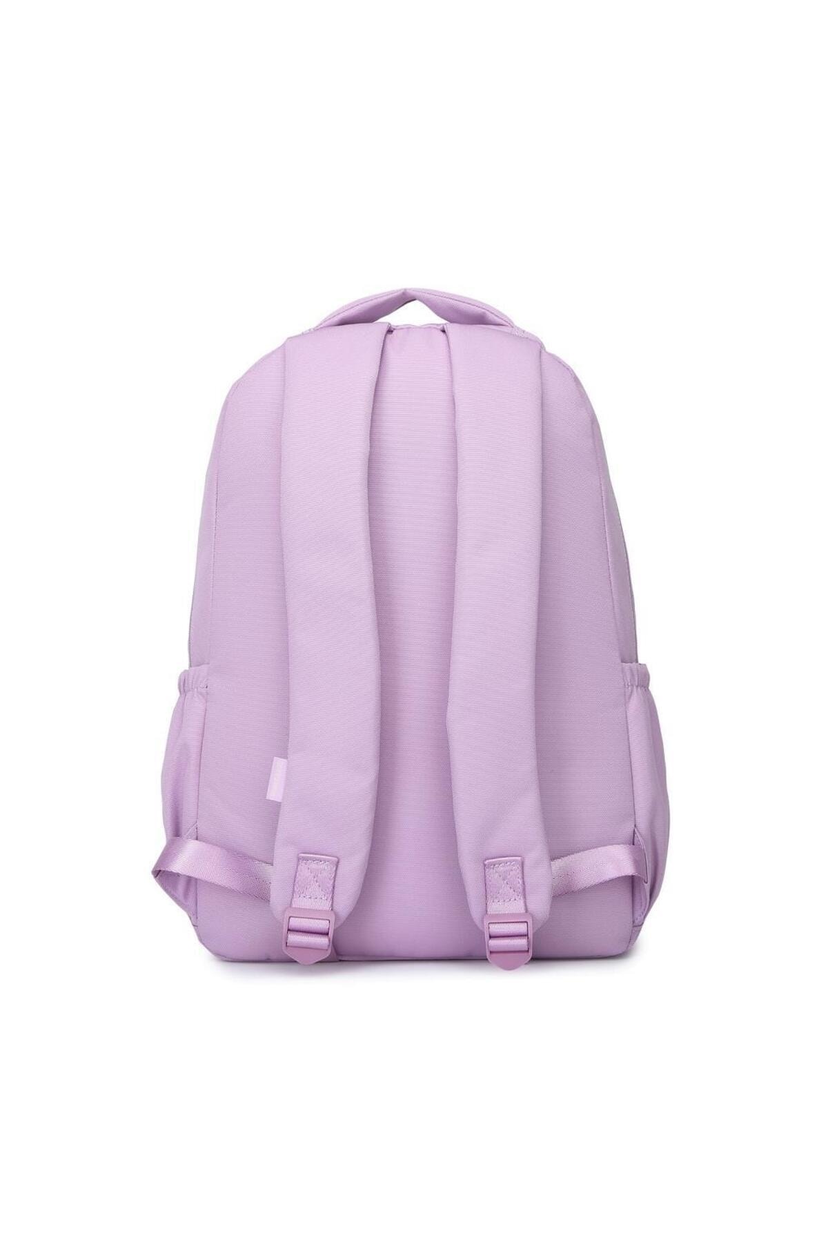 Bagacar Smart Bag 3196 Okul ve Günlük Laptop Bölmeli Sırt Çantası Lila