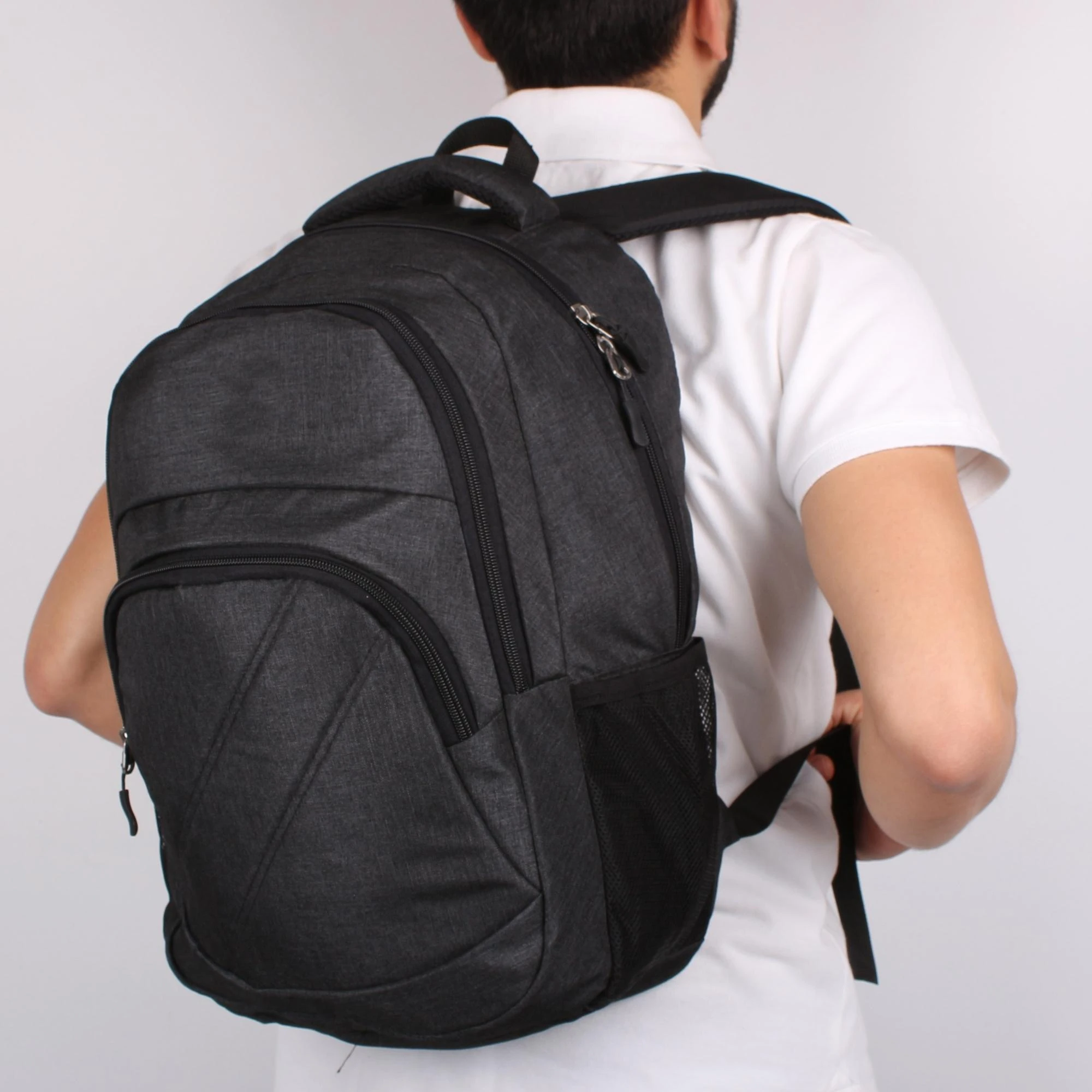 Bagacar IZ1130 Antrasit Unisex Okul ve Günlük Sırt Çantası