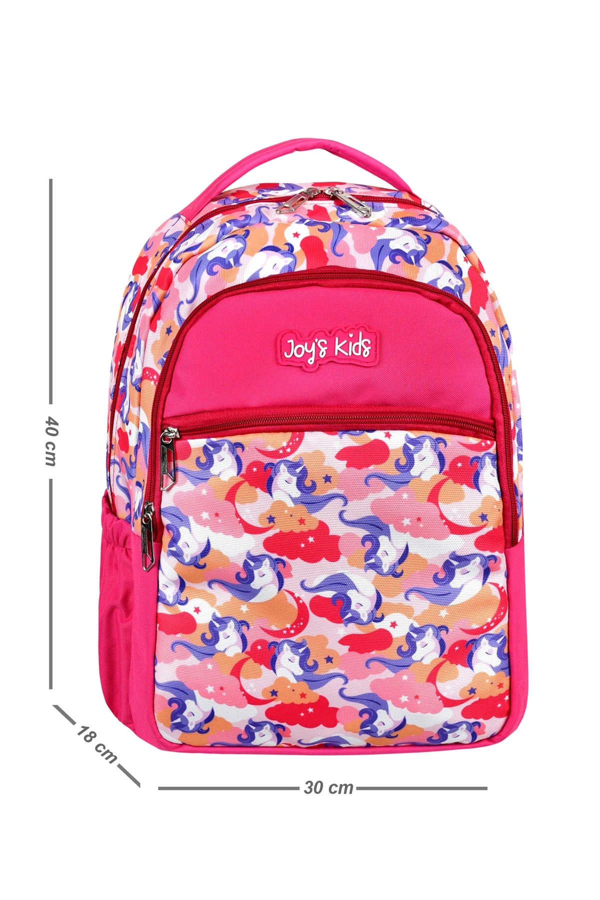 Bagacar Cakard Kız Unicorn Model Kalemlikli Beslenmeli Set Sırt Çantası