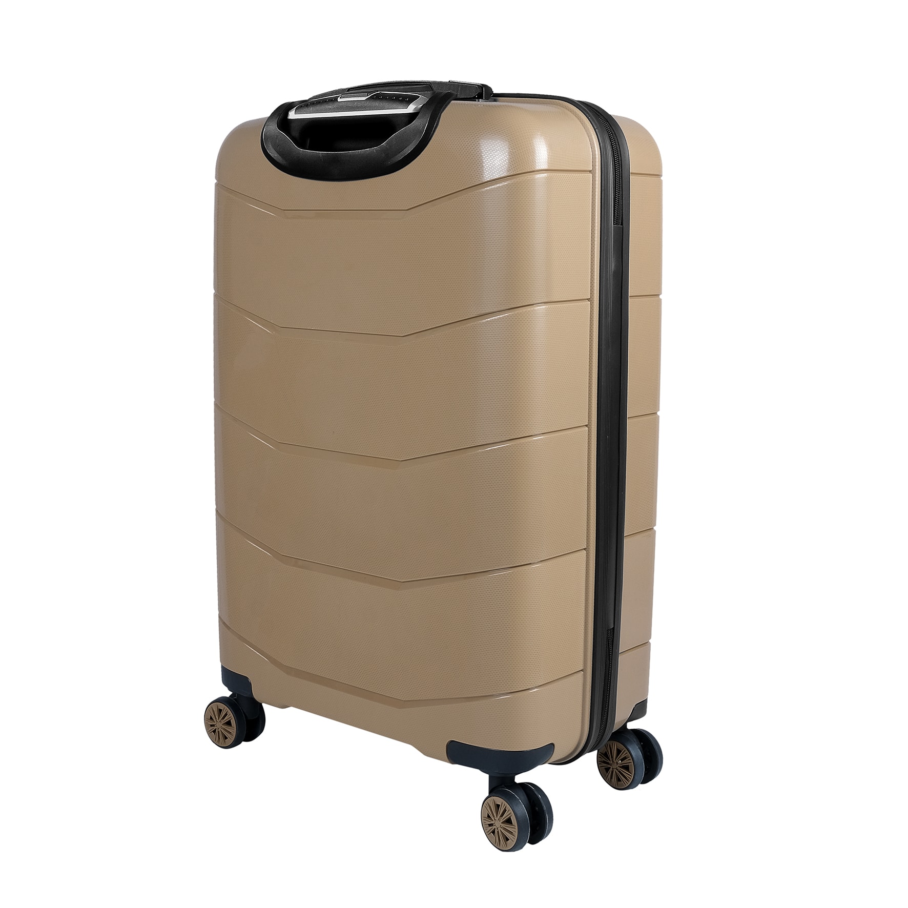 Bagacar Ultra Hafif Silikon 3lü Set Valiz Kahve+ETİKET HEDİYELİ!