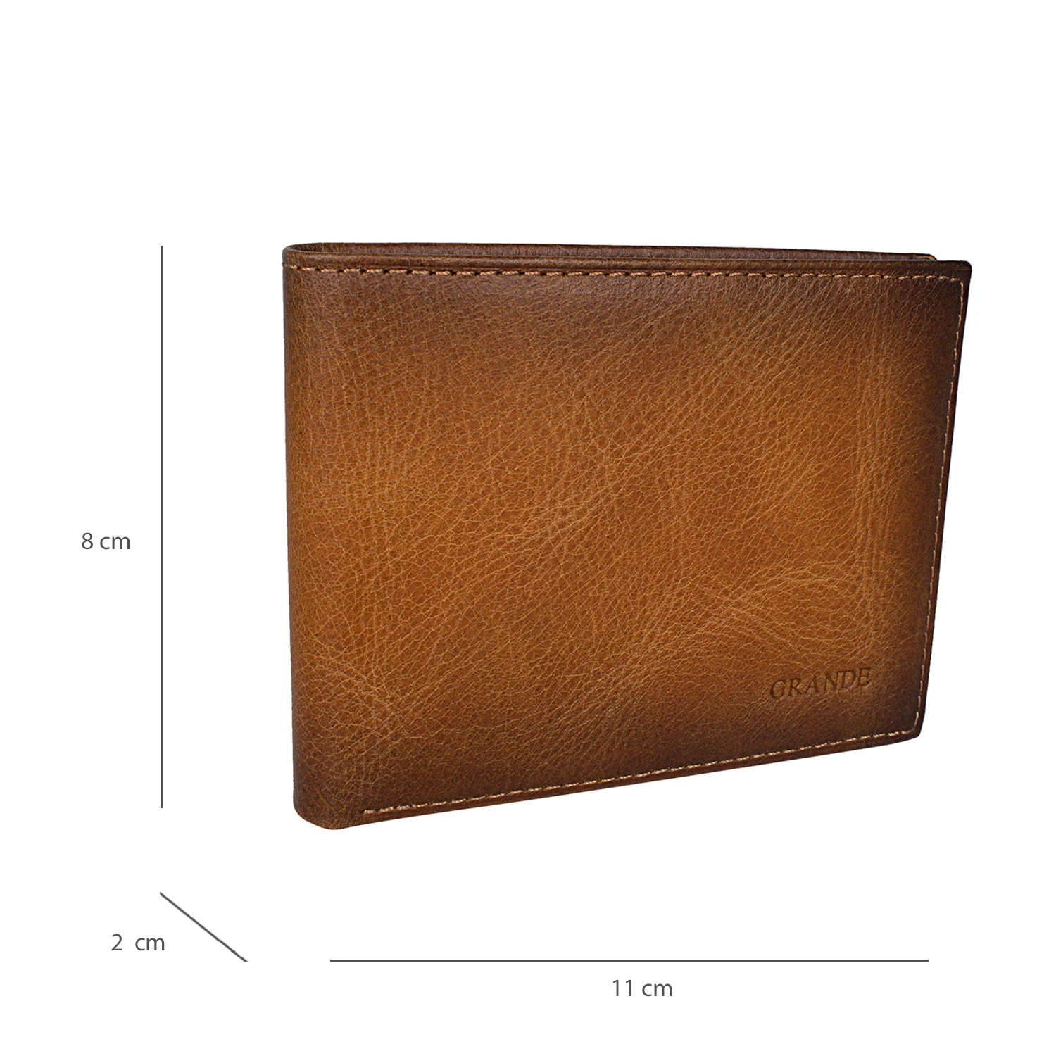 Bagacar 1738 Hakiki Deri Erkek Cüzdanı Taba