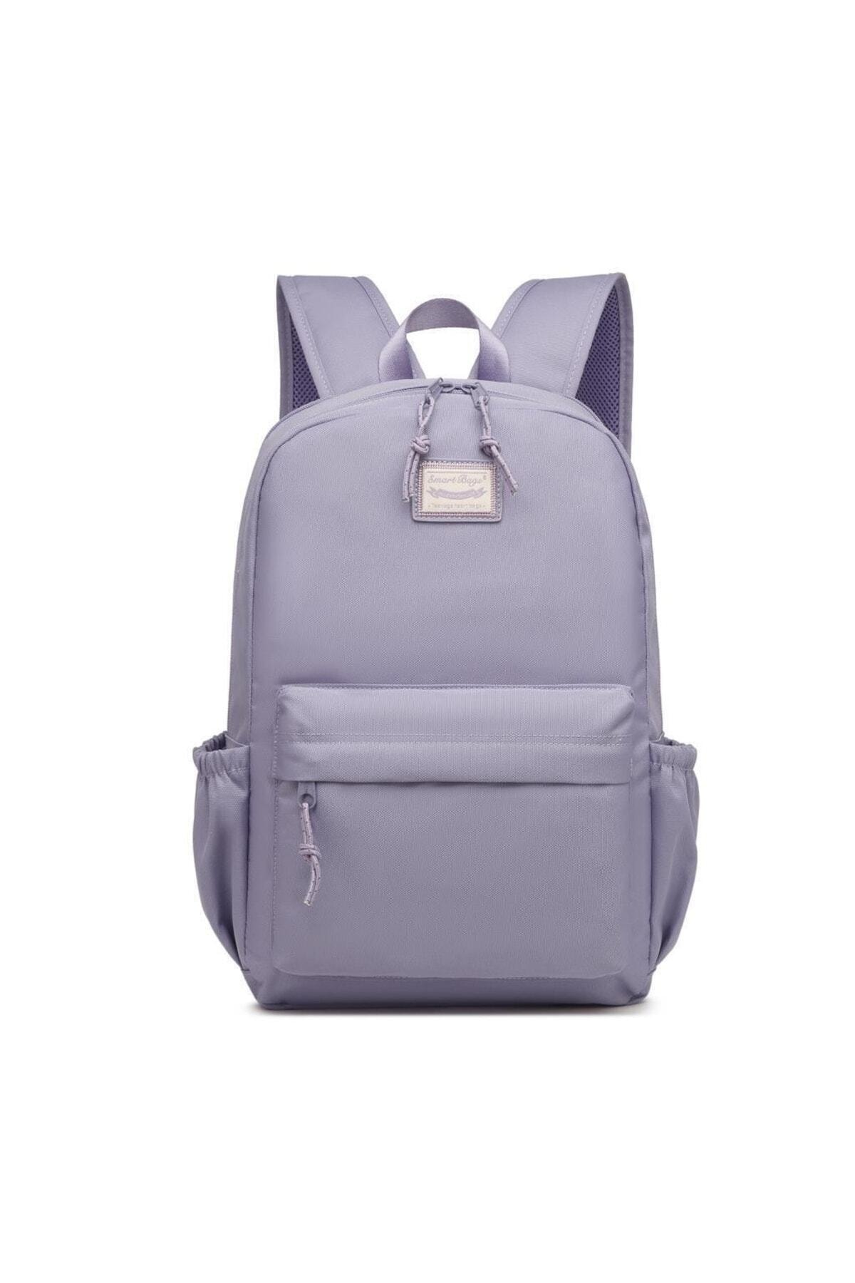 Bagacar Smart Bag 3159 Okul ve Günlük Laptop Bölmeli Sırt Çantası Eflatun