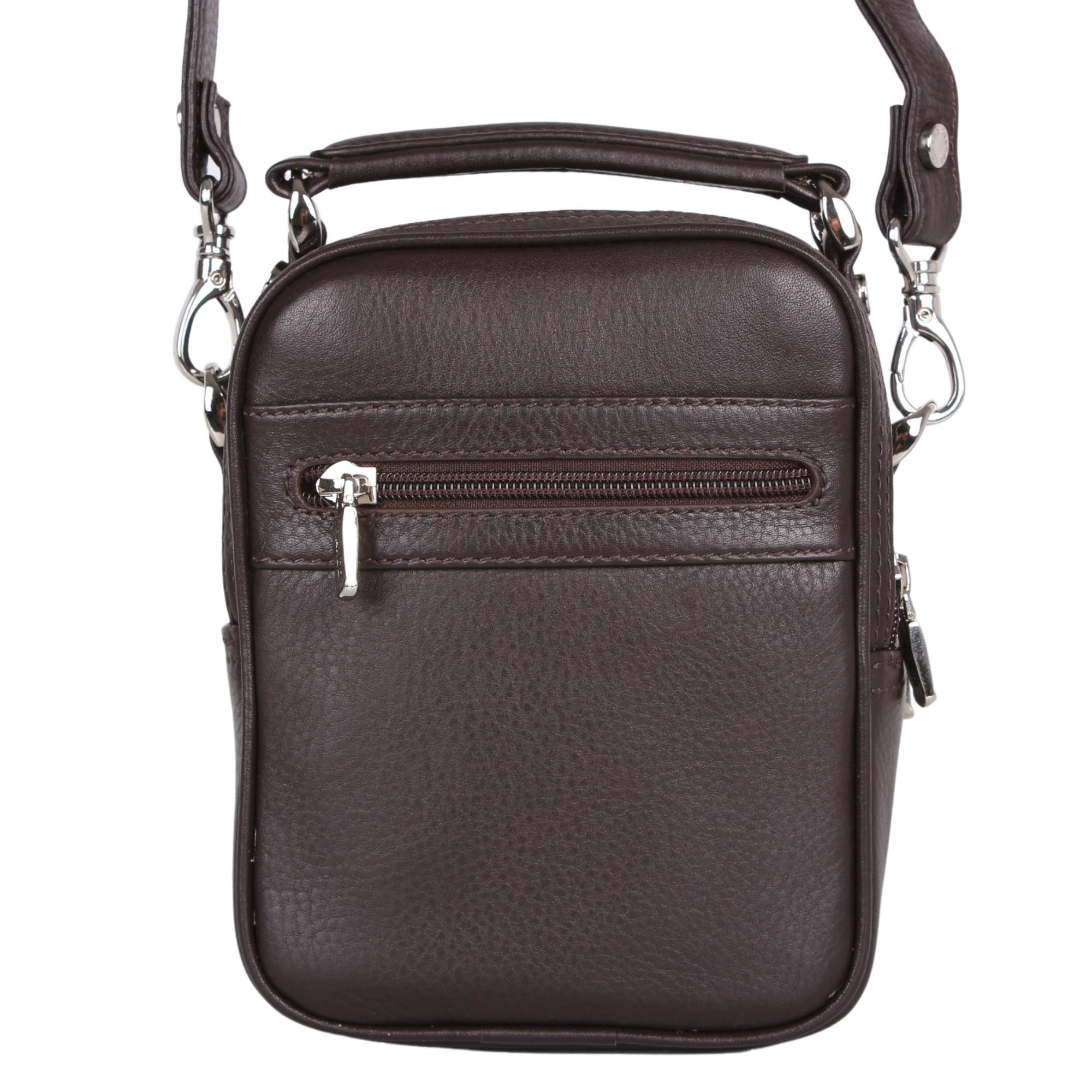 Legend Leather 4586 Kahve Hakiki Deri Erkek Portföy El Ve Omuz Çantası