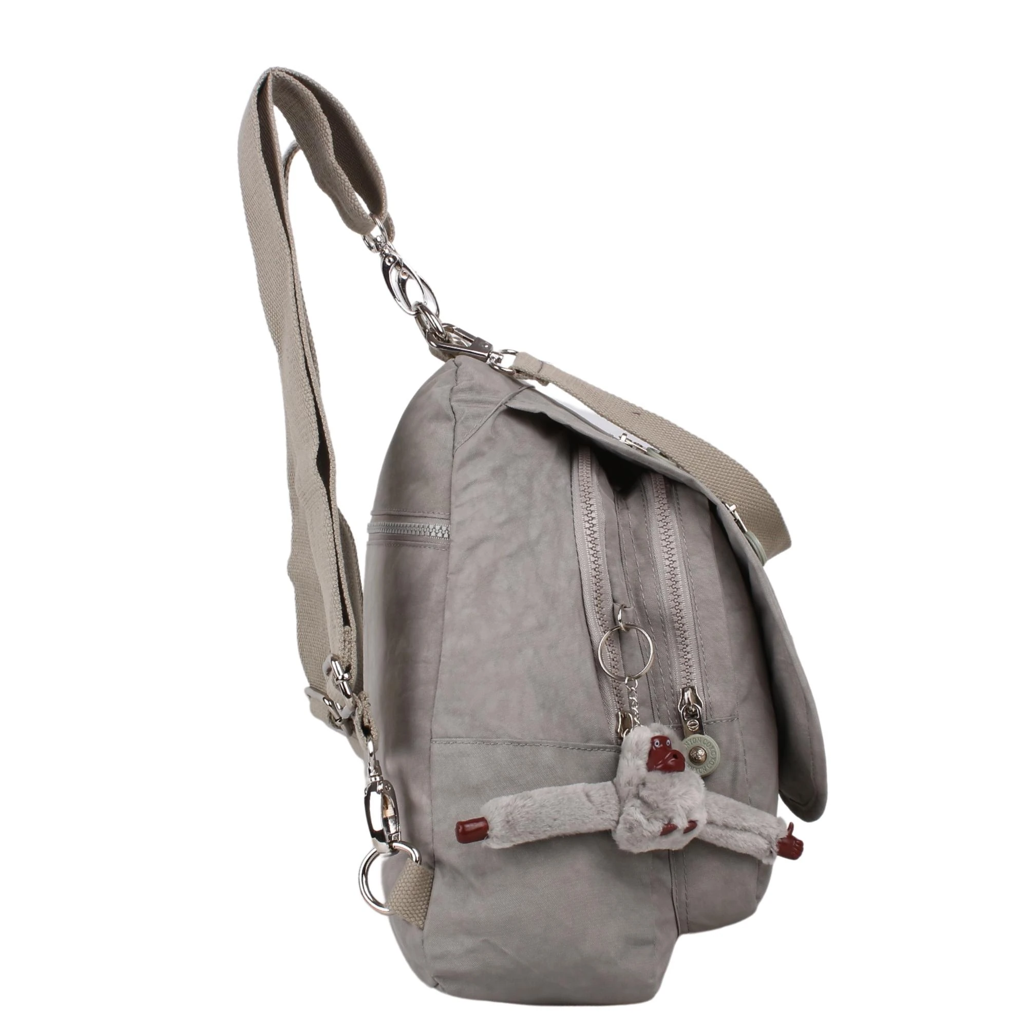 Kenyon Cox 8601 Krem Unisex Klınkır Maymunlu Günlük Kol ve Sırt Çantası