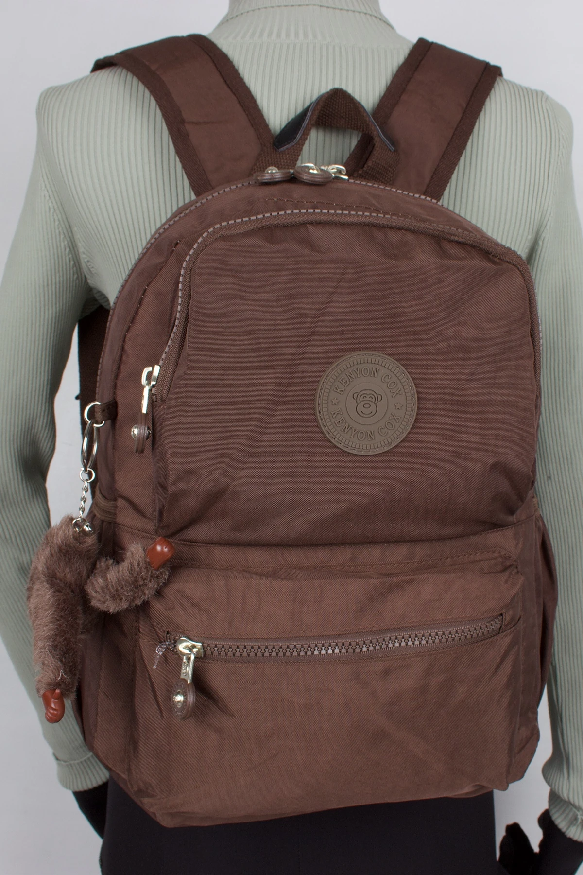 Kenyon 8831 Unisex Klinkır Kumaş Sırt Çantası Kahve