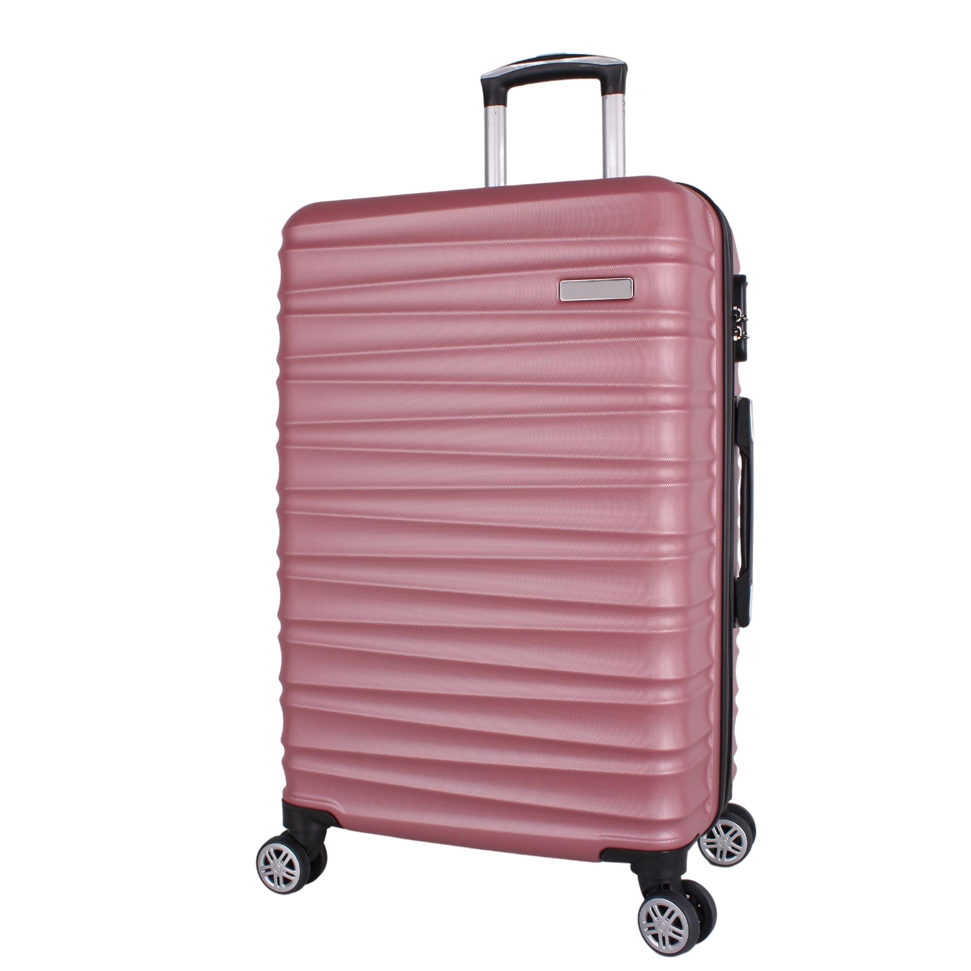 Bagacar MD Pudra Abs Tekerlekli Valiz Seti