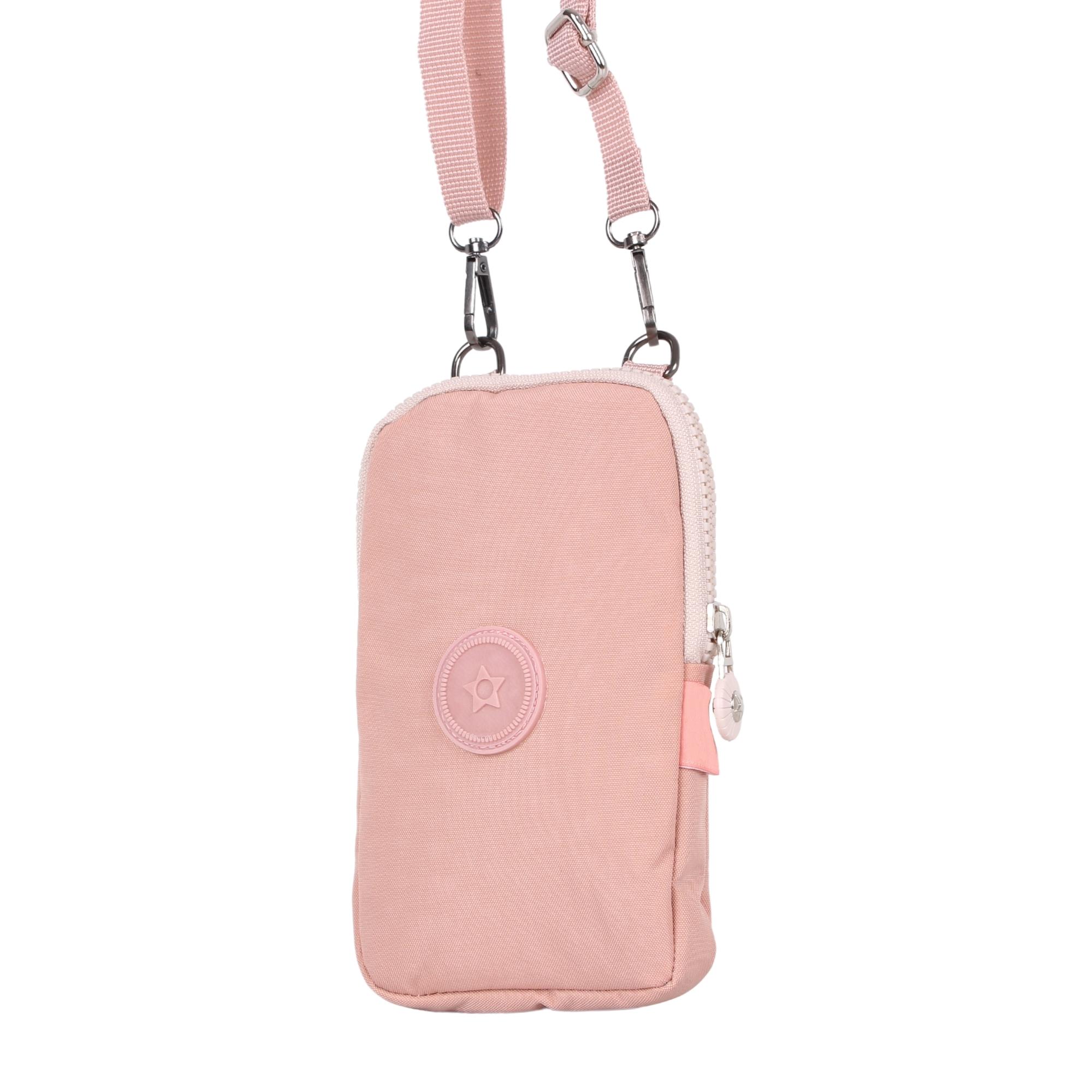 Bagacar Klinkır Kumaş Telefonluklu Çanta Pudra