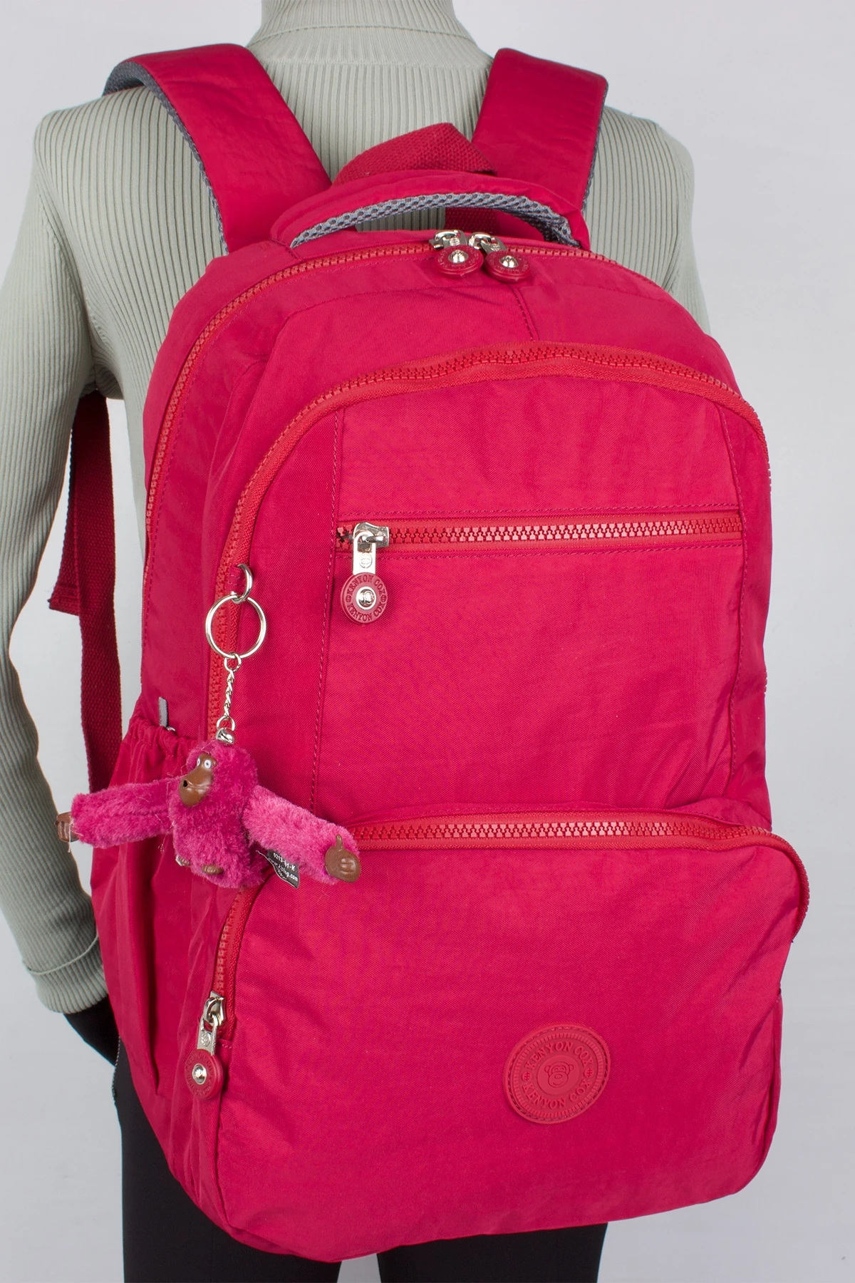 Kenyon 1763 Unisex Klinkır Kumaş Sırt Çantası Pembe