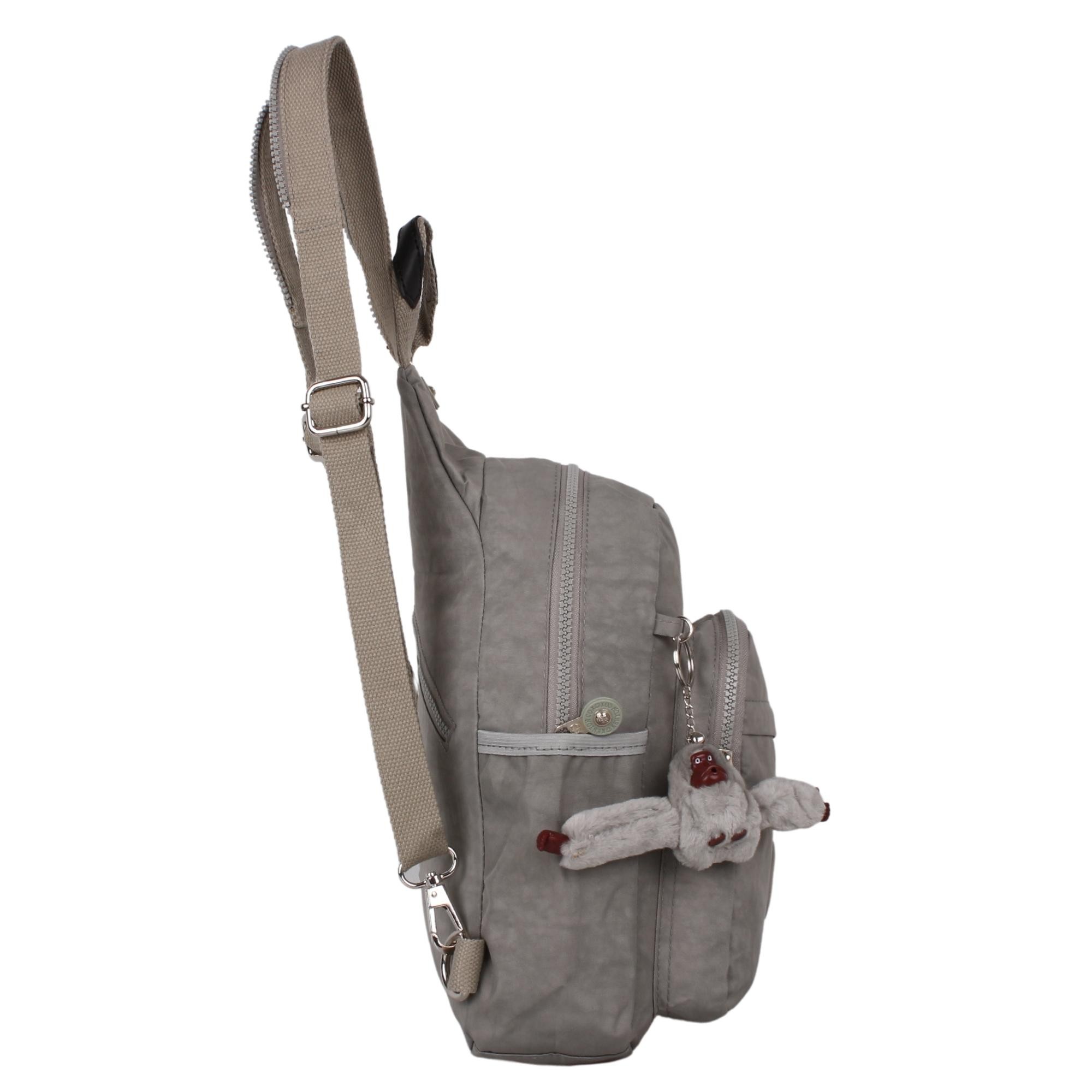 Kenyon Cox 8815 Krem Unisex Klınkır Maymunlu Günlük Sırt Çantası
