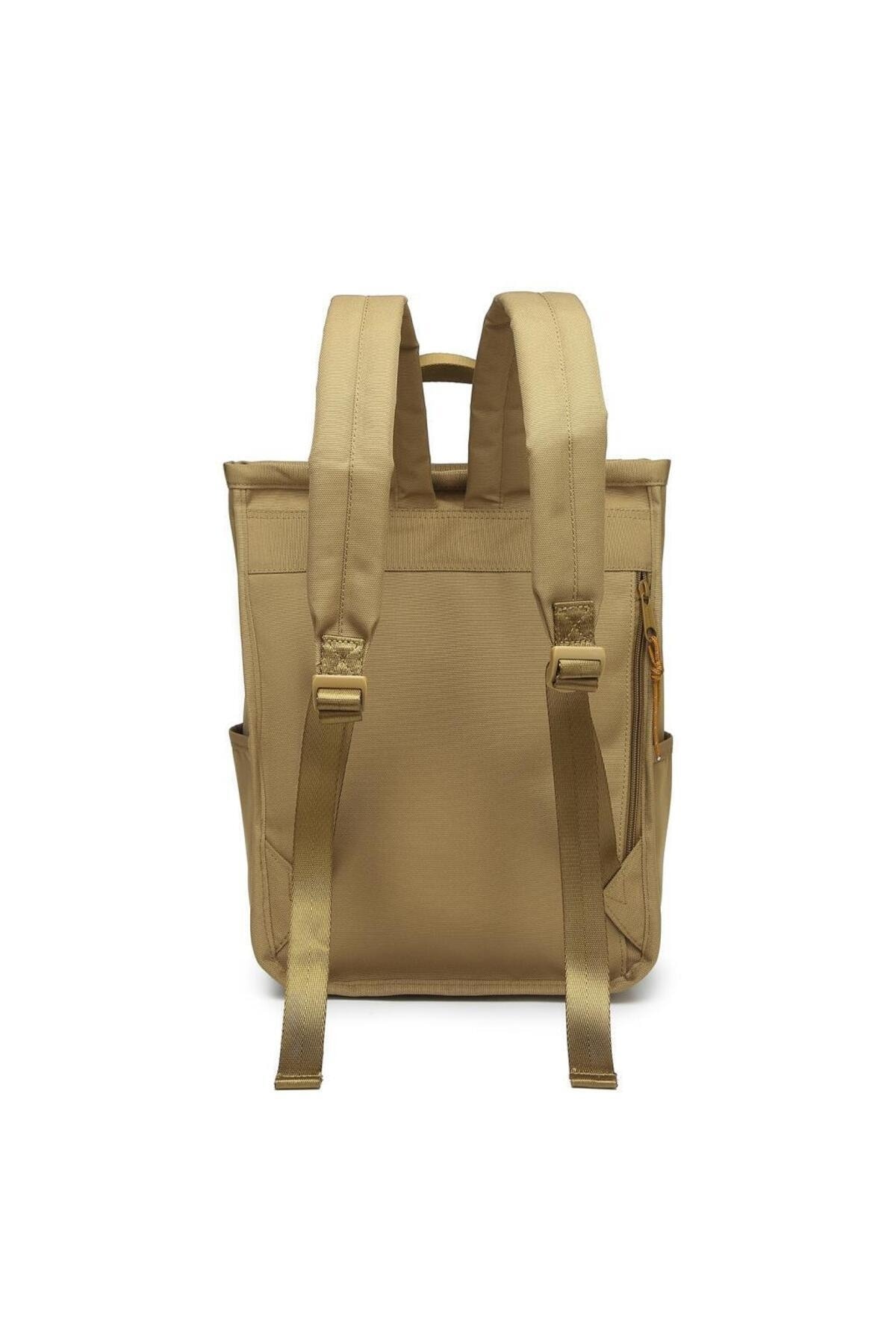 Bagacar Smart Bag 3195 Okul ve Günlük Laptop Bölmeli Sırt Çantası Camel