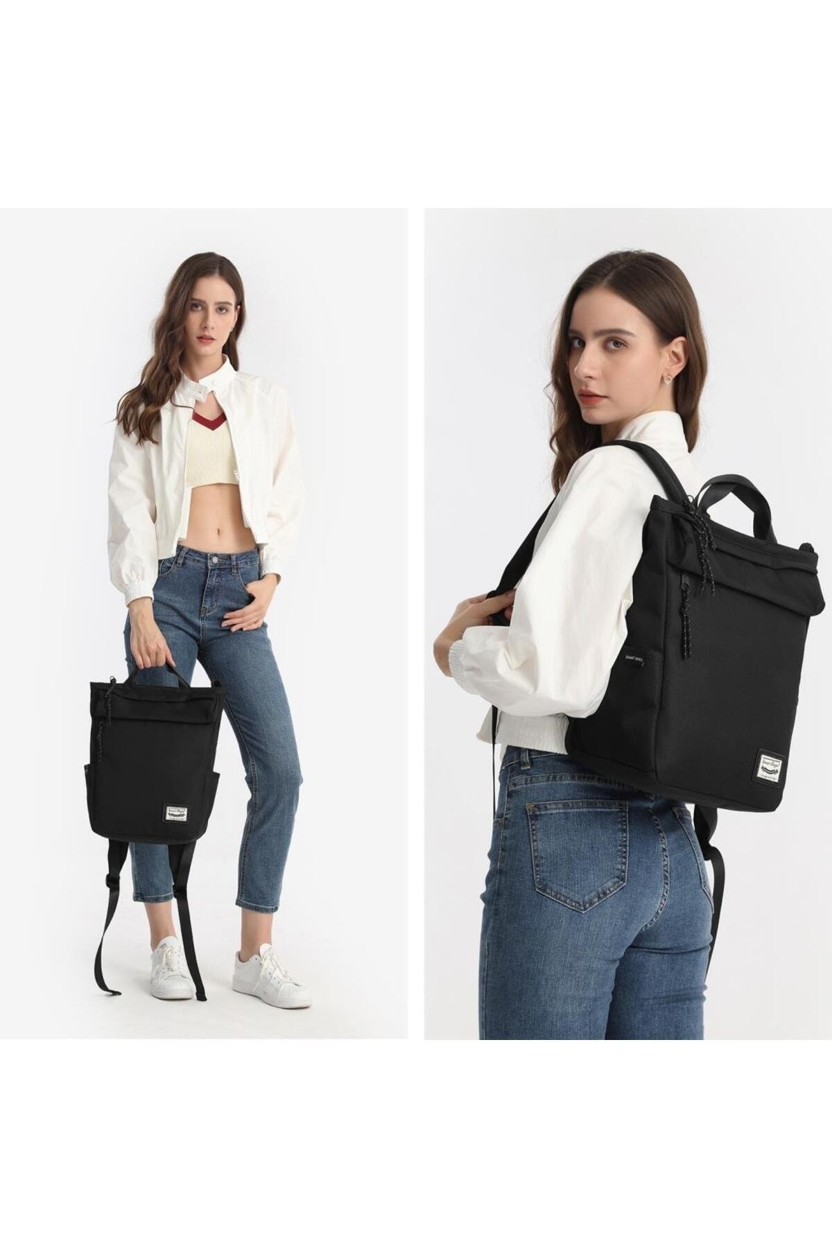 Bagacar Smart Bag 3195 Okul ve Günlük Laptop Bölmeli Sırt Çantası Eflatun