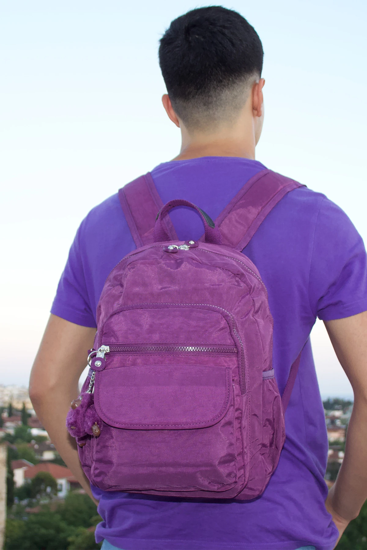 Kenyon 8803 Unisex Klinkır Kumaş Sırt Çantası Mor