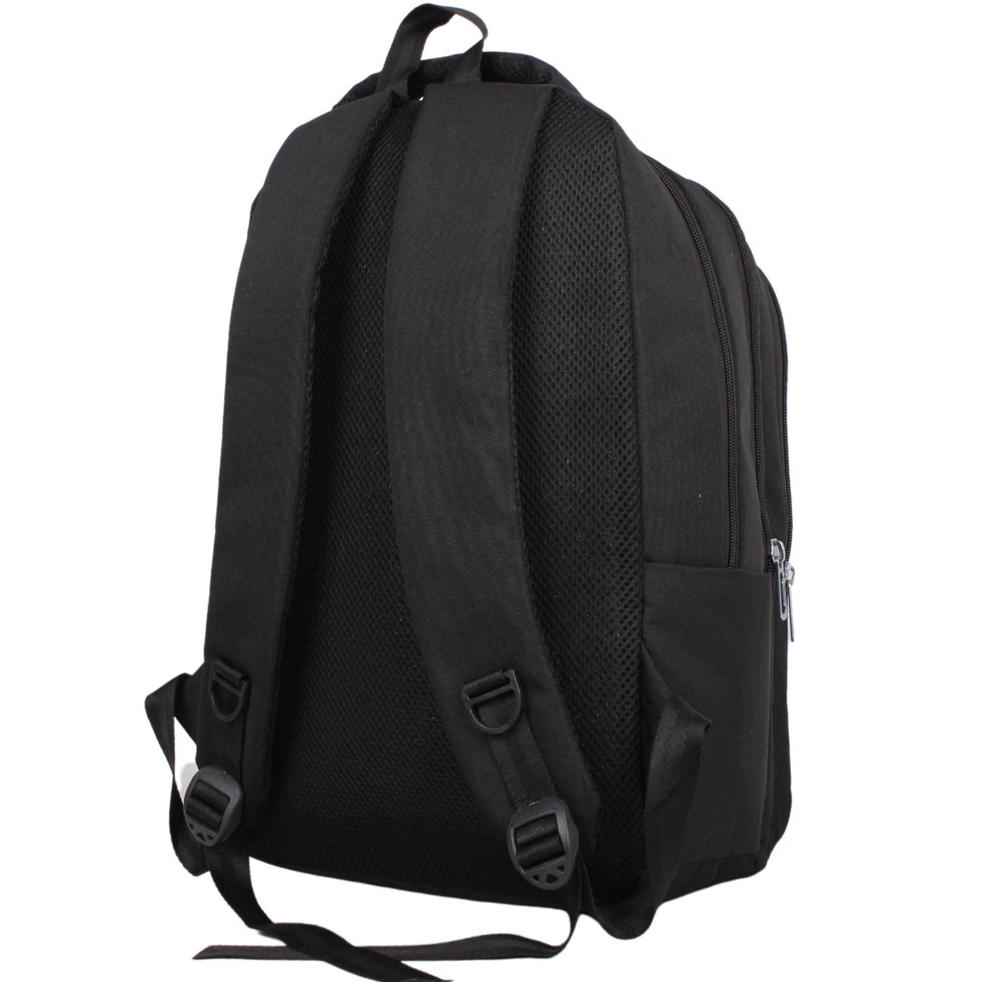 Bagacar 605 Siyah Unisex Okul ve Günlük Sırt Çantası