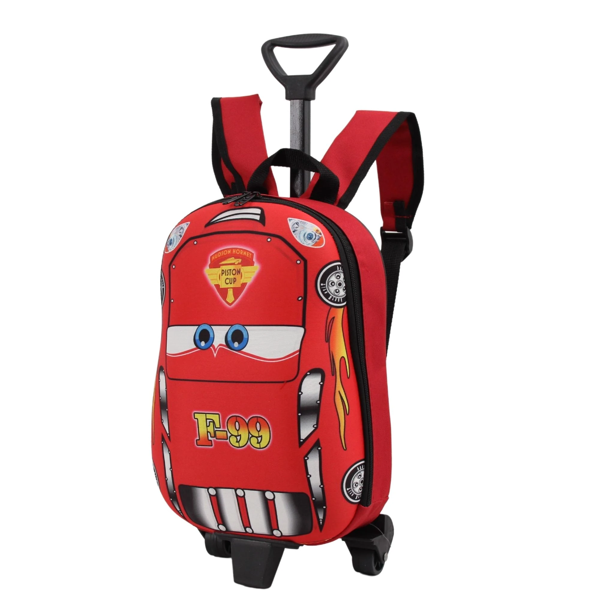 Bagacar MN F99 Kırmızı V3 Tekerlekli Kreş Çocuk Sırt Çantası