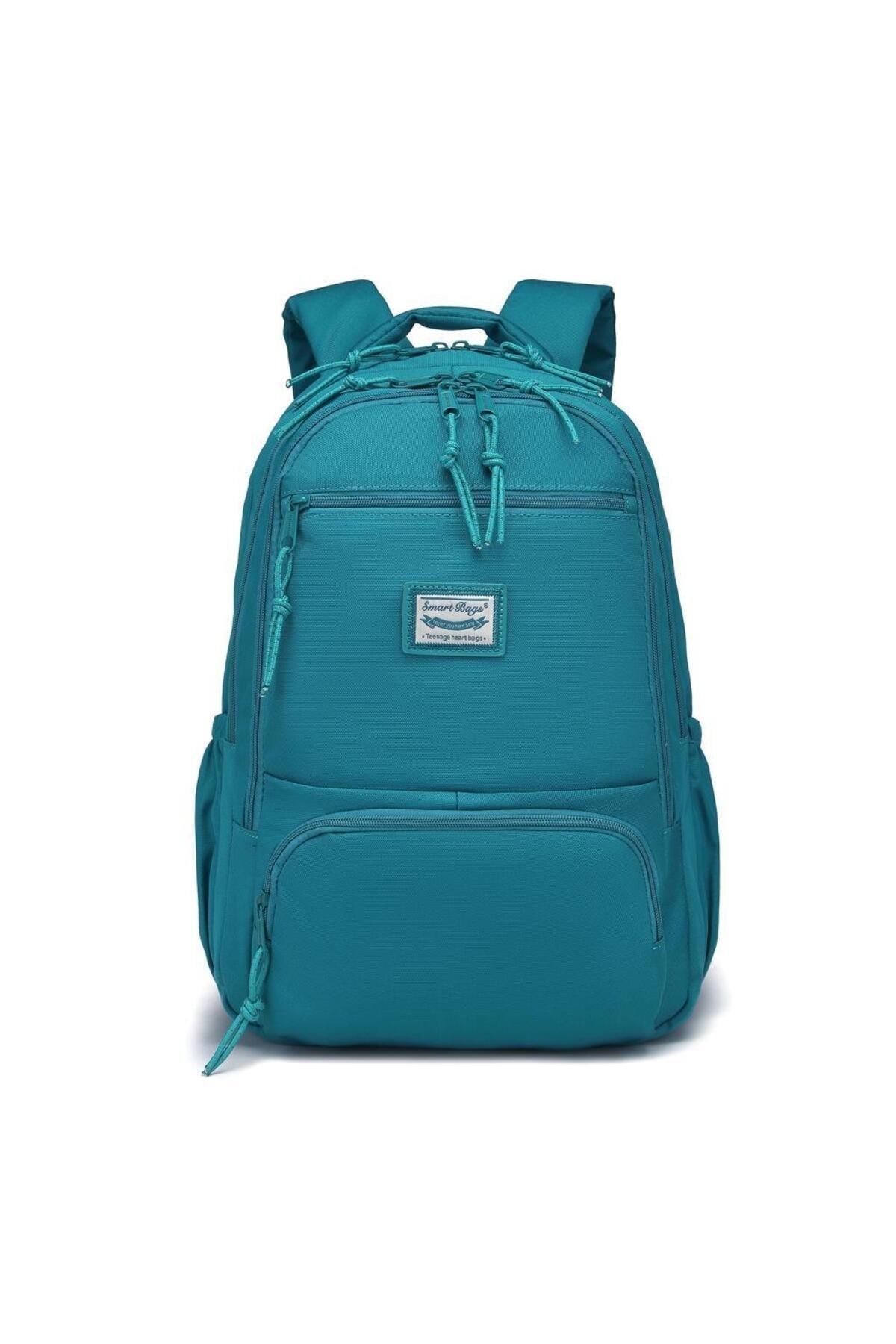Bagacar Smart Bag 3196 Okul ve Günlük Laptop Bölmeli Sırt Çantası Petrol