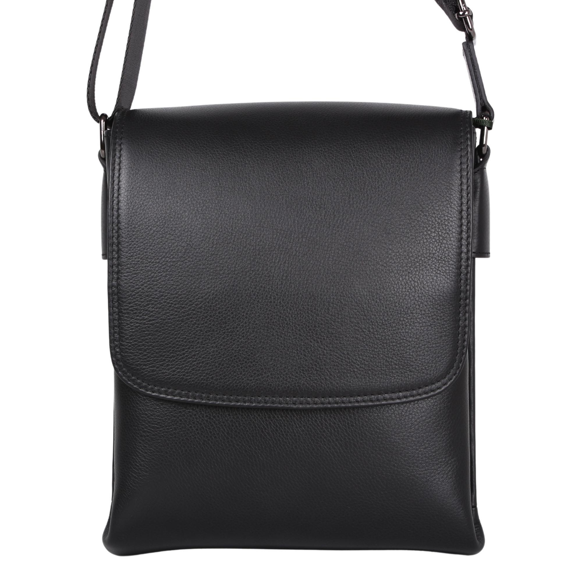 Legend Leather 4261 Siyah Hakiki Deri Erkek Postacı Çanta