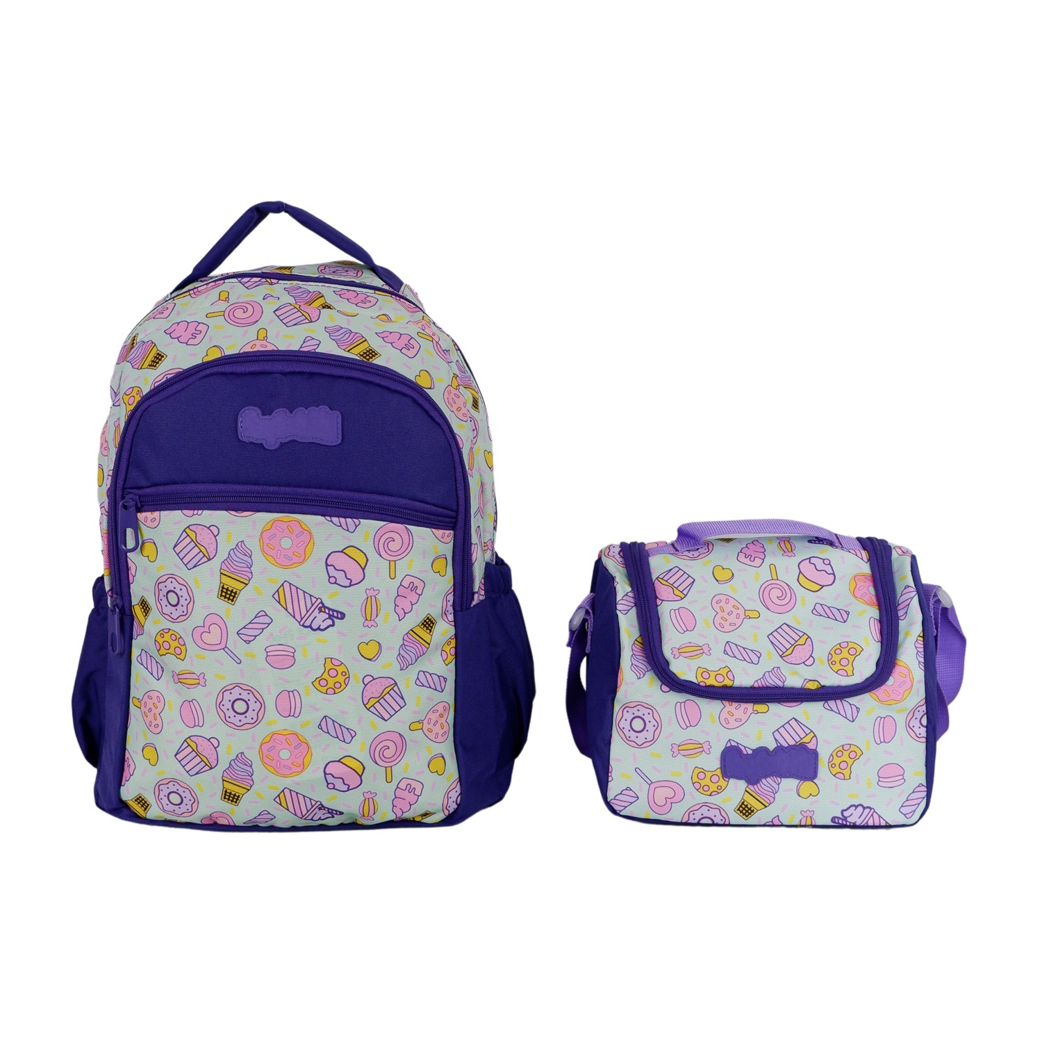 Bagacar Kids Kız Donut Model Kalemlikli Beslenmeli Set Sırt Çantası