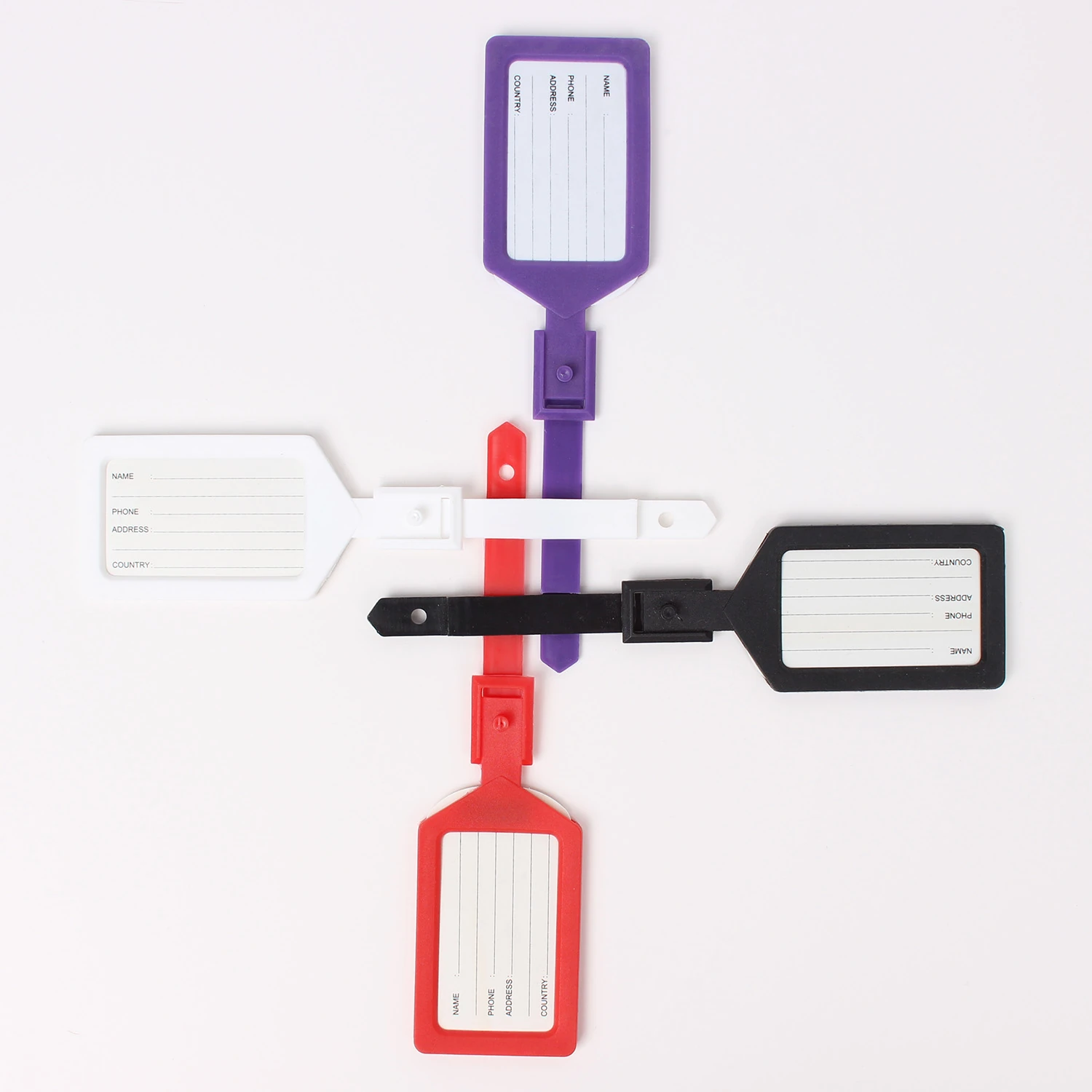 Bagacar Beyaz Valiz İsimliği Uçak Bagaj Etiketi