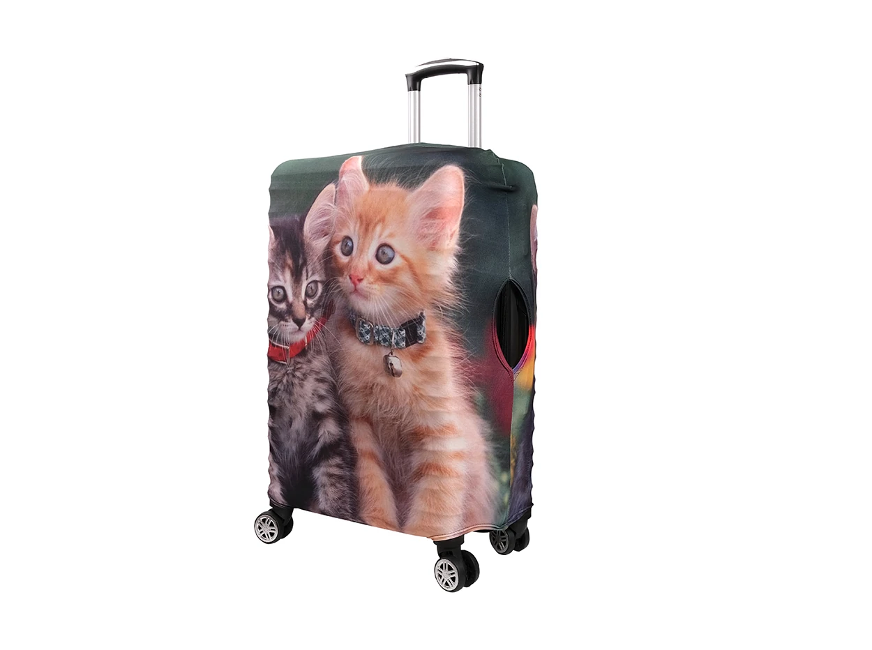 Bagacar Kediler Orta Boy Valiz için Valiz Kılıfı