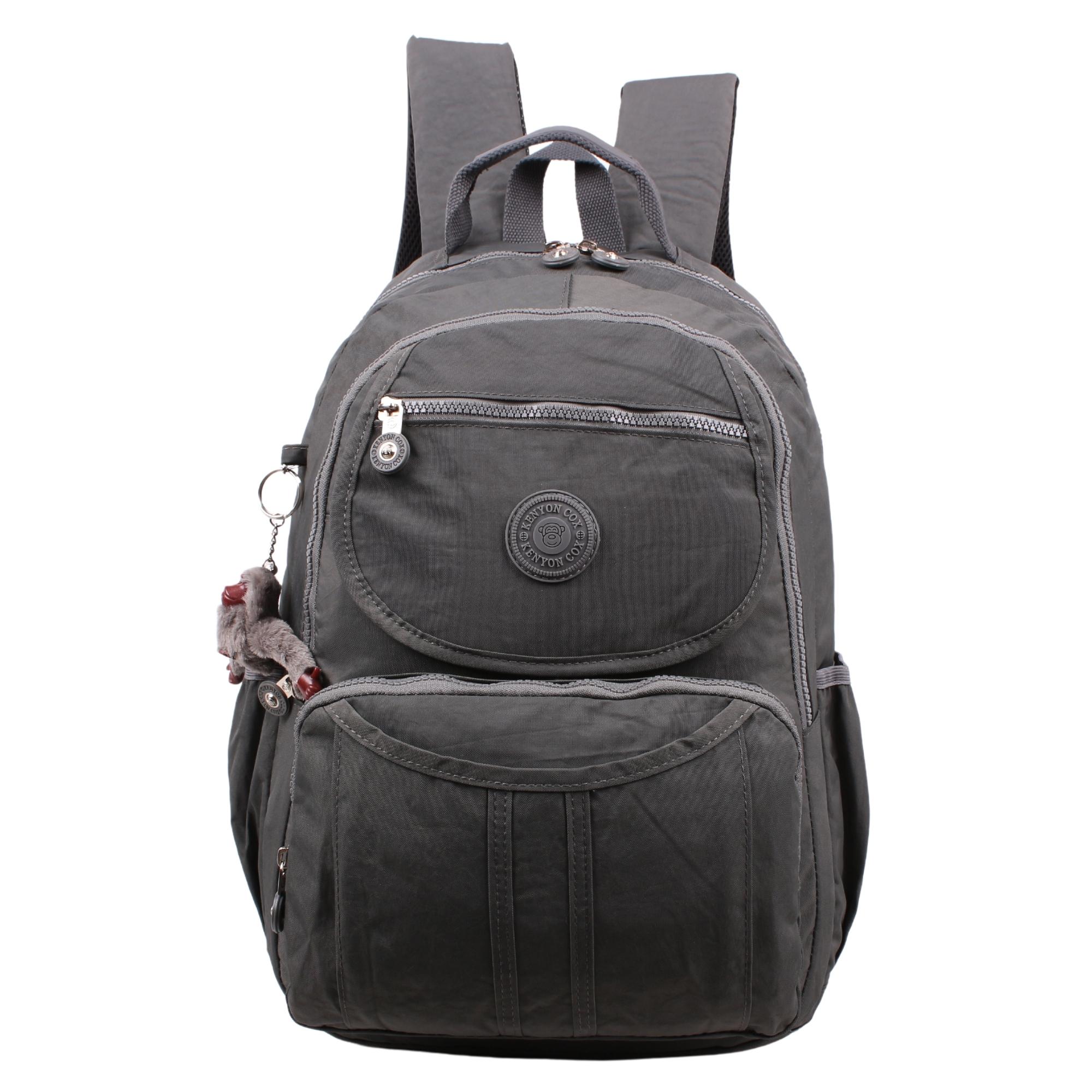 Kenyon Cox 8860 Gri Unisex Klınkır Maymunlu Günlük ve Okul Sırt Çantası