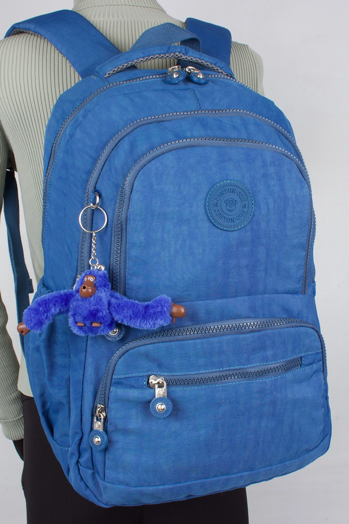 Kenyon 1820 Unisex Klinkır Kumaş Sırt Çantası Mavi