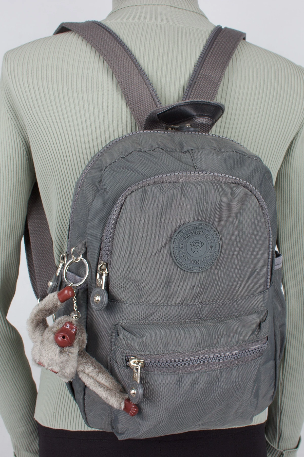 Kenyon 8820 Bayan Klinkır Kumaş Sırt Çantası Gri