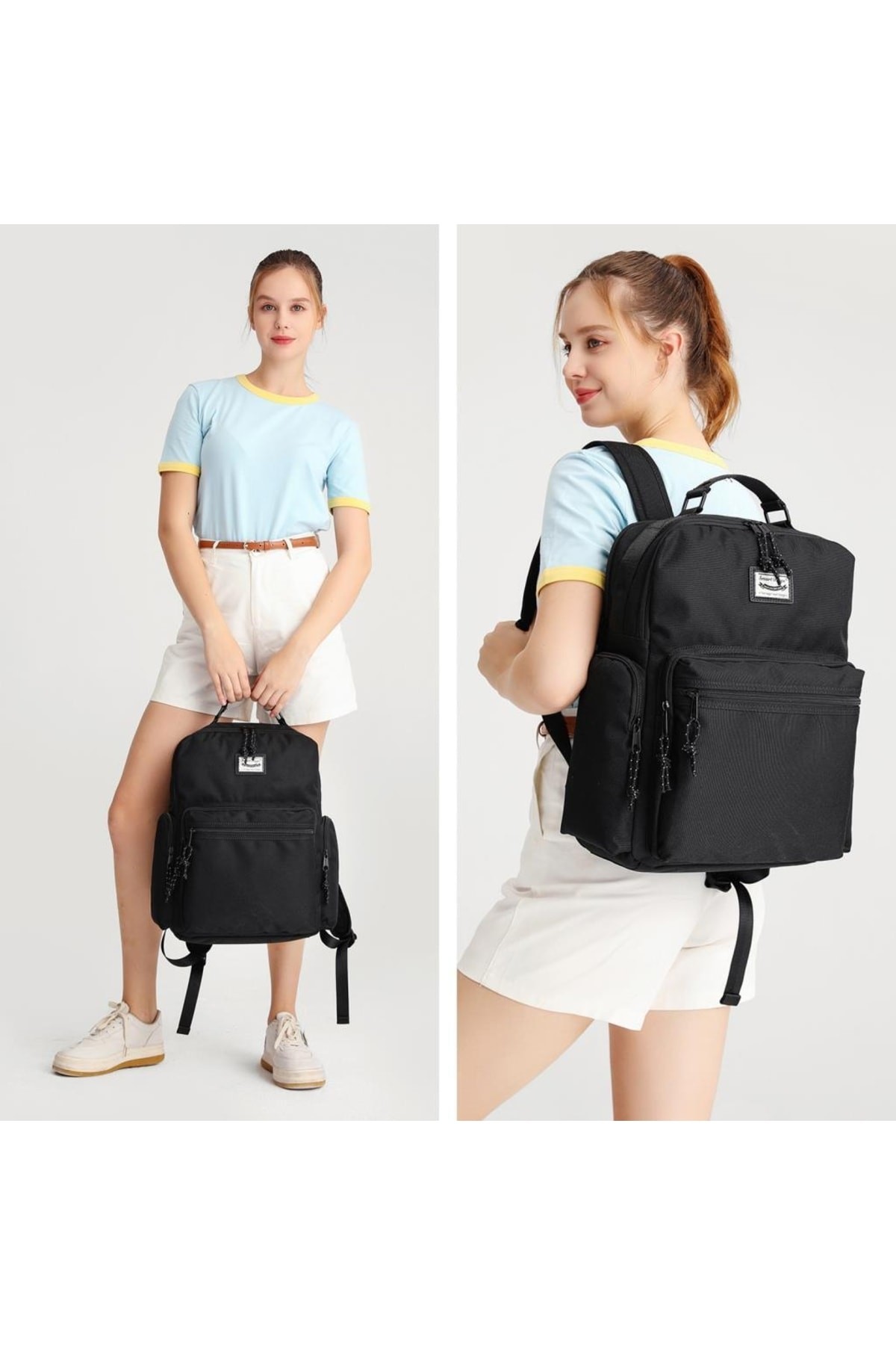Bagacar Smart Bag 3124 Okul ve Günlük Laptop Bölmeli Sırt Çantasız Lacivert