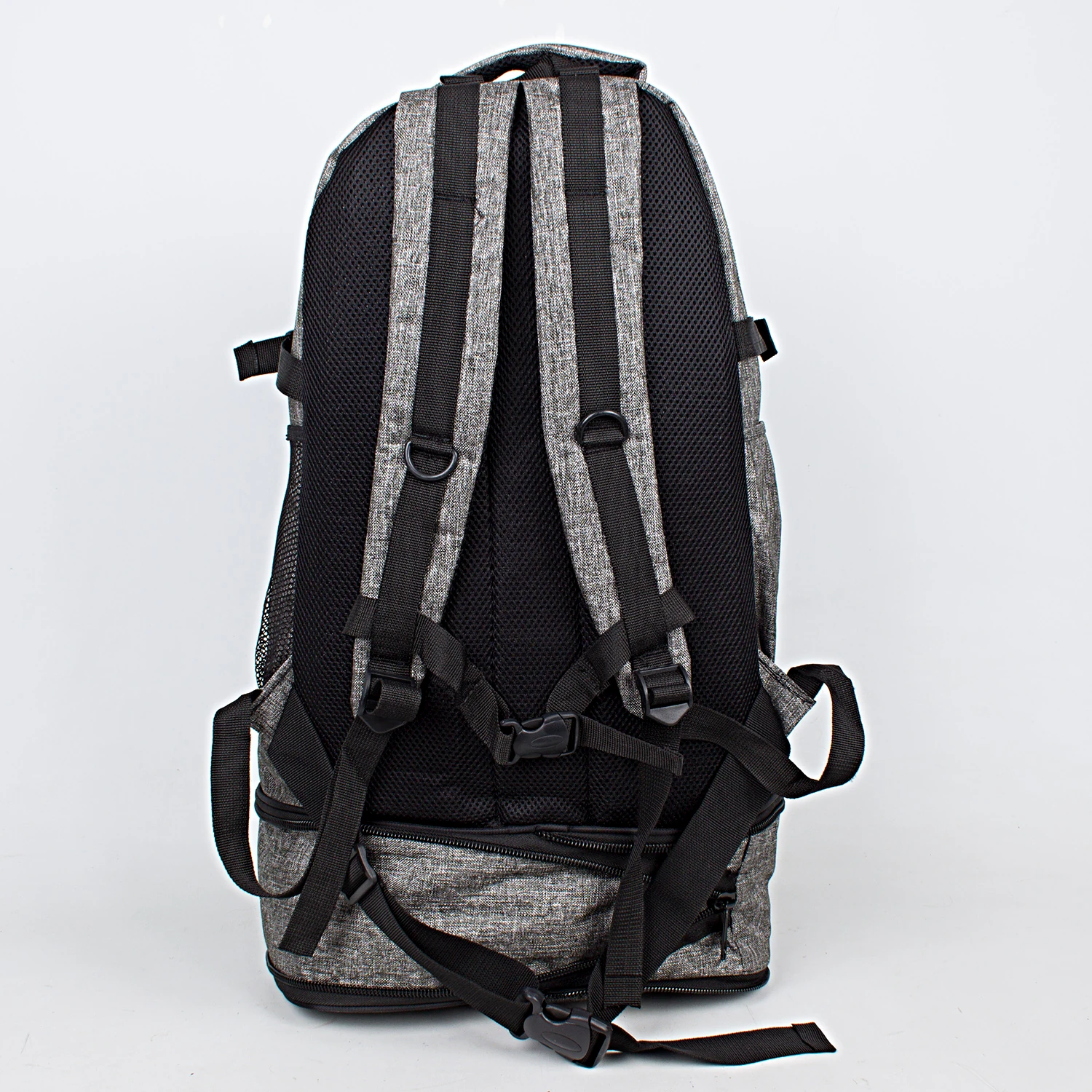 Bagacar 60 LT Laptop Bölmeli Körüklü Dağcı Sırt Çantası Gri