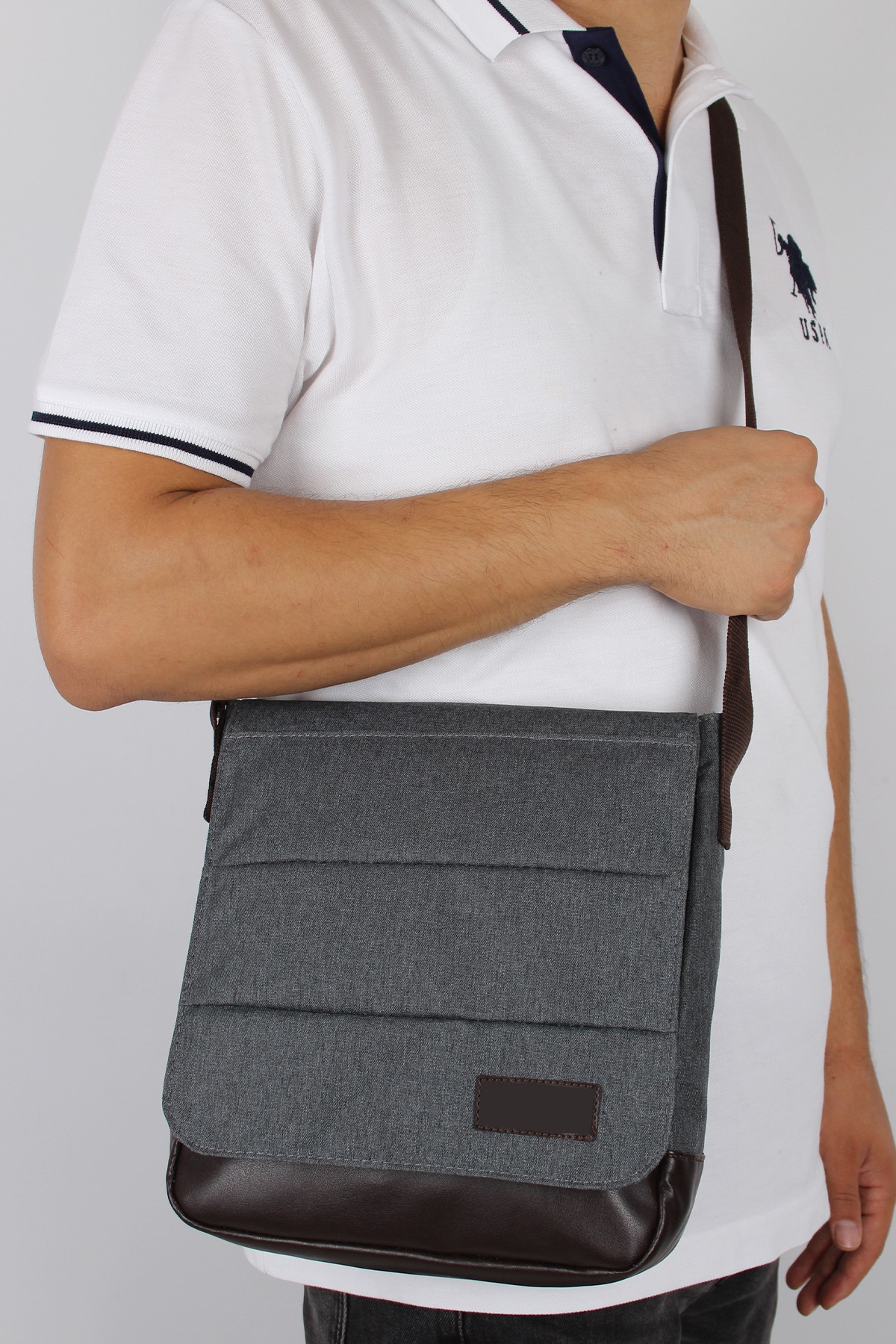 Bagacar Lacivert Unisex 13" 14" Laptop Mac Air Postacı Çantası