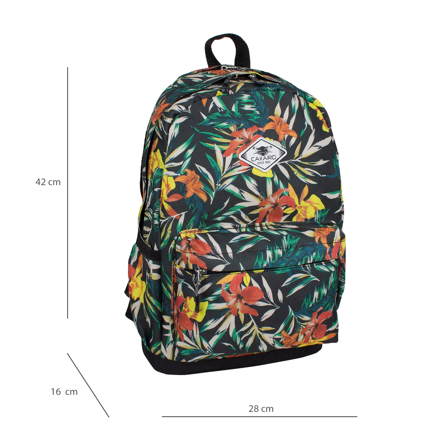 Bagacar Cakard 20105 Kız Okul Sırt Çantası Renkli Çiçek