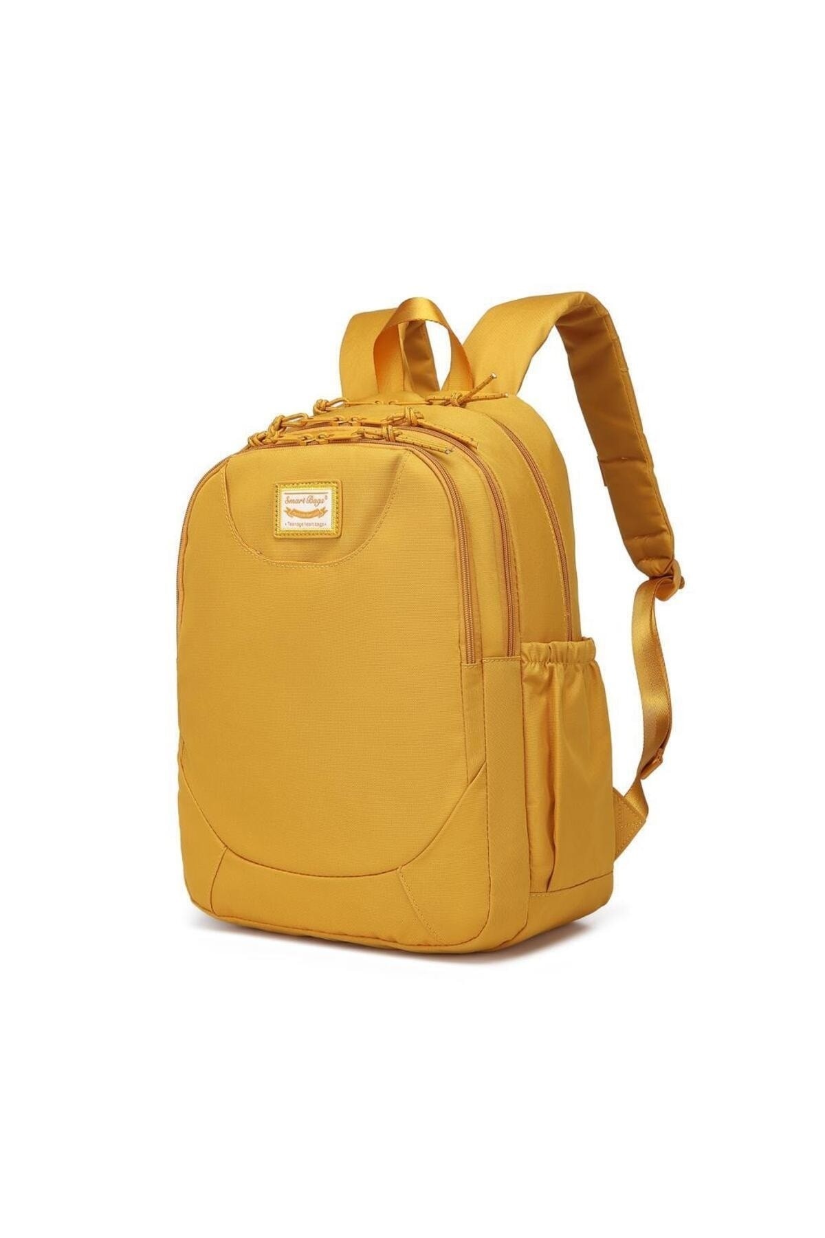 Bagacar Smart Bag 3199 Okul ve Günlük Laptop Bölmeli Sırt Çantası Hardal