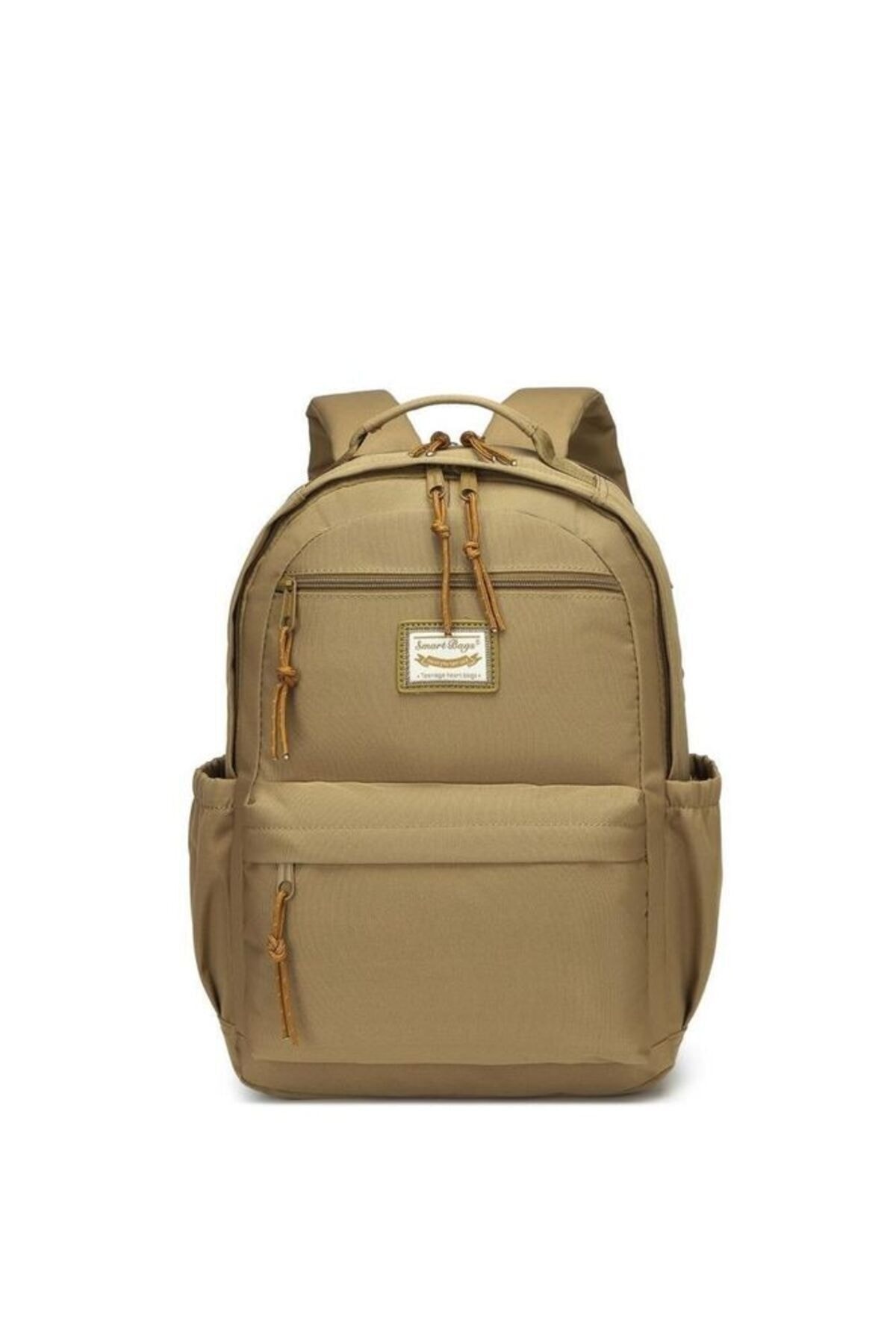 Bagacar Smart Bag 3198 Okul ve Günlük Laptop Bölmeli Sırt Çantası Camel