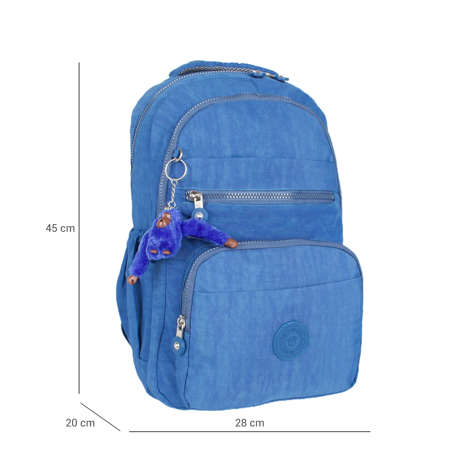 Kenyon 1810 Unisex Klinkır Kumaş Sırt Çantası Mavi