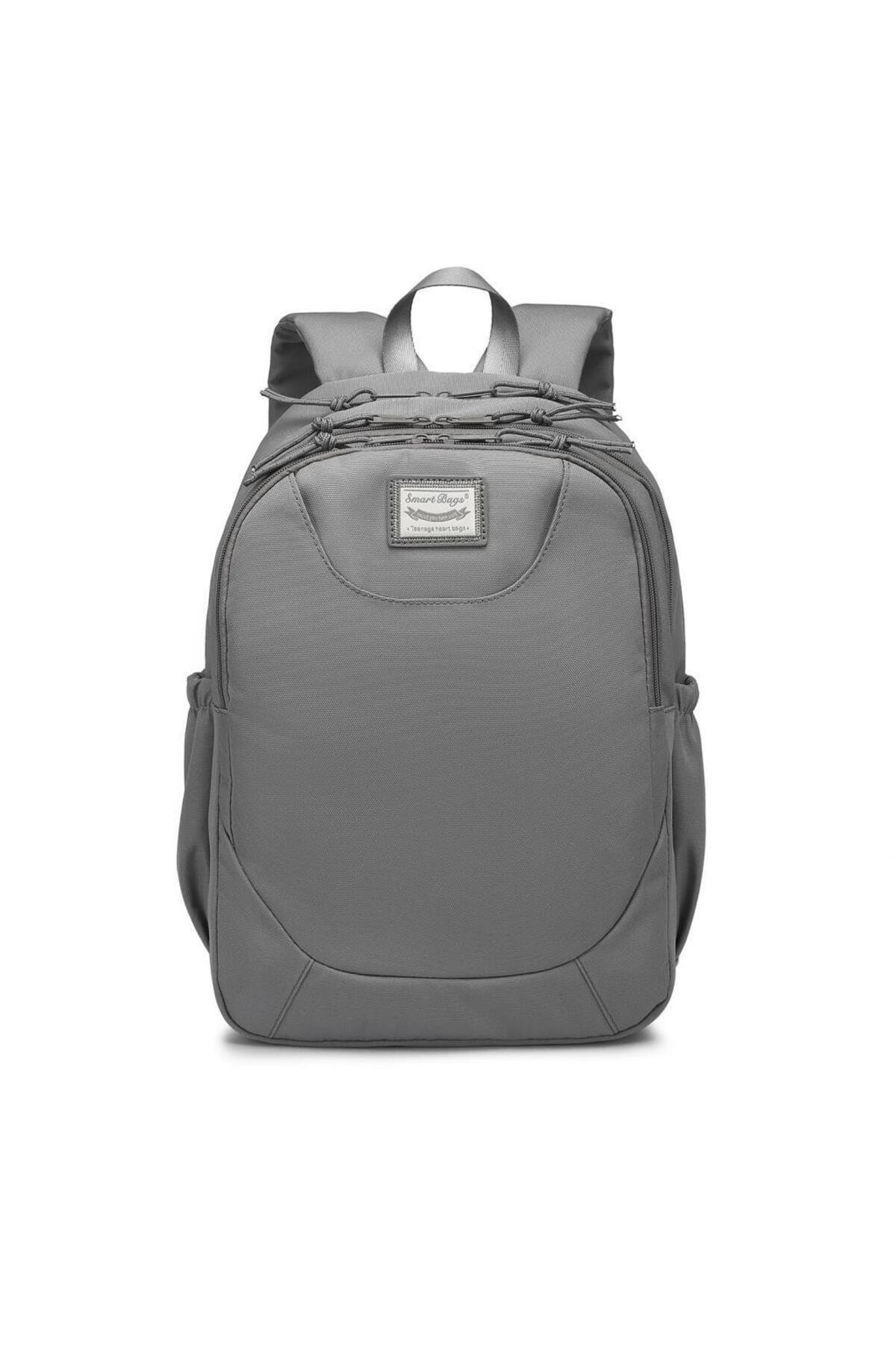 Bagacar Smart Bag 3199 Okul ve Günlük Laptop Bölmeli Sırt Çantası Vizon