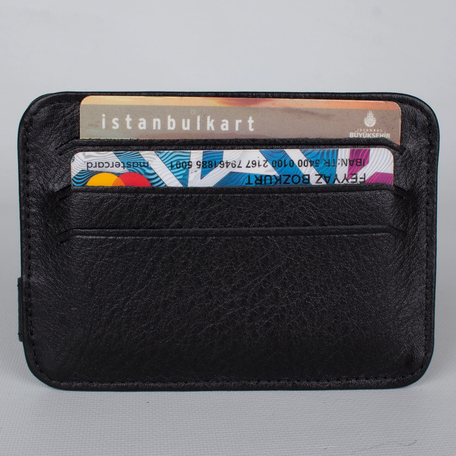 Bagacar 12010 Hakiki Deri Cüzdan Siyah Renk