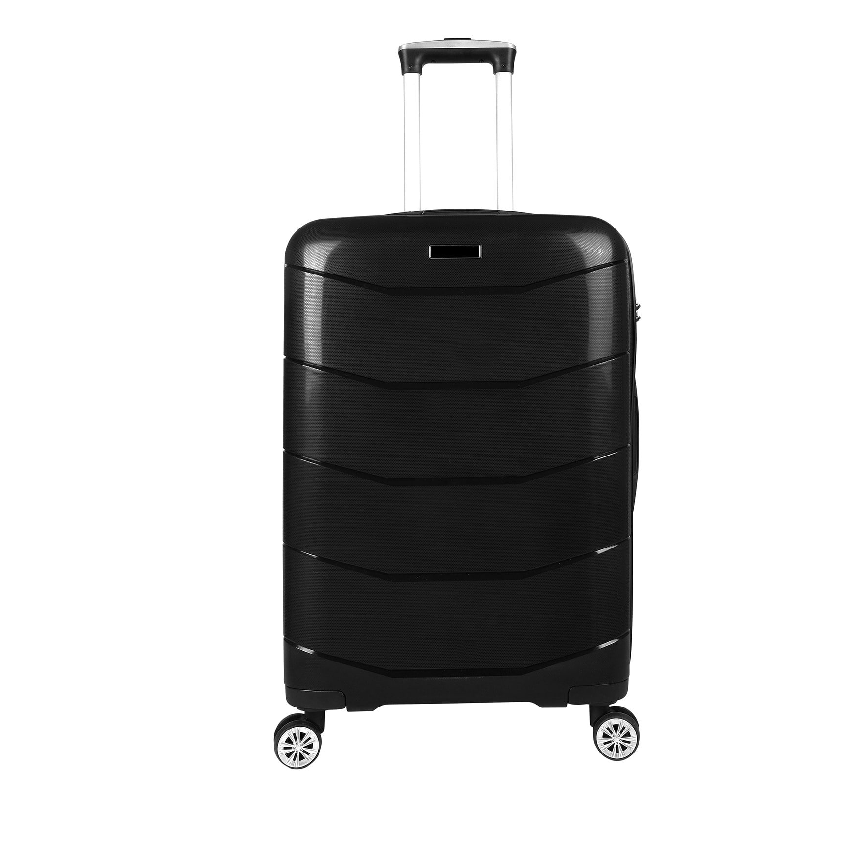 Bagacar Ultra Hafif Kırılmaz Silikon 3lü Set Valiz Siyah+ETİKET HEDİYELİ!