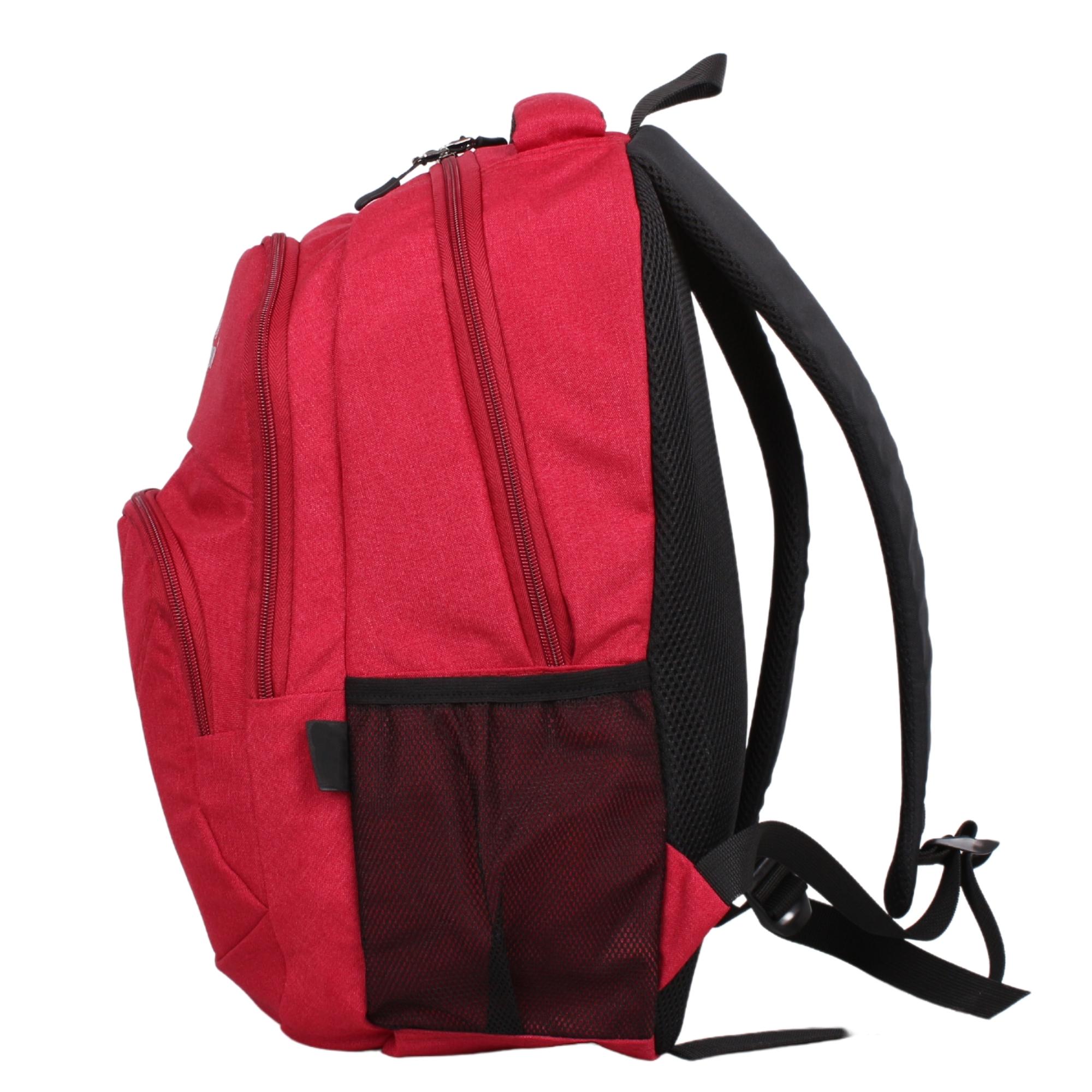 Bagacar IZ1130 Kırmızı Unisex Okul ve Günlük Sırt Çantası