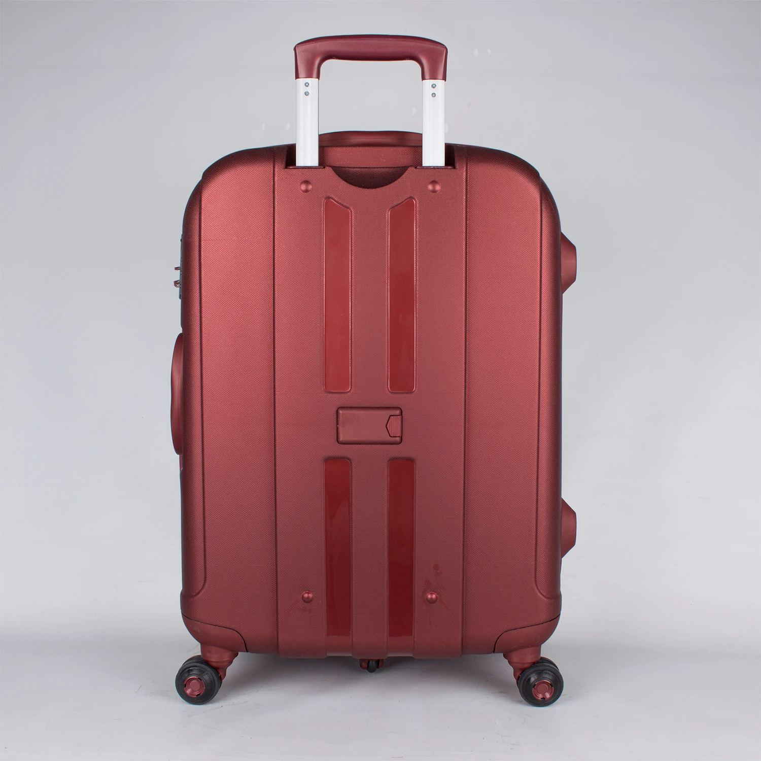 Bagacar Shell Silikon Kırılmaz Valiz Seti Bordo