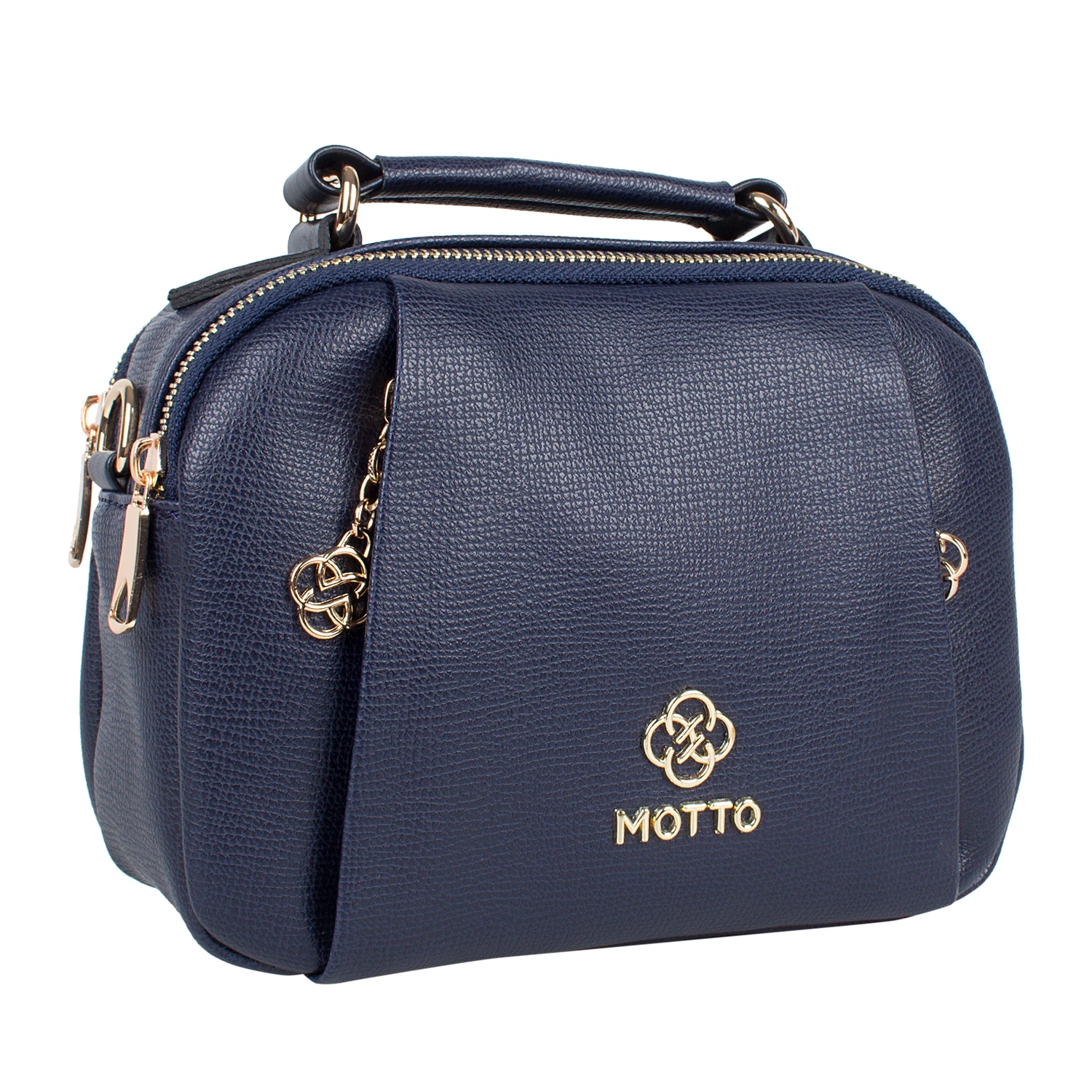 Bagacar Motto 1339 Bayan Çapraz El ve Omuz Çantası Lacivert