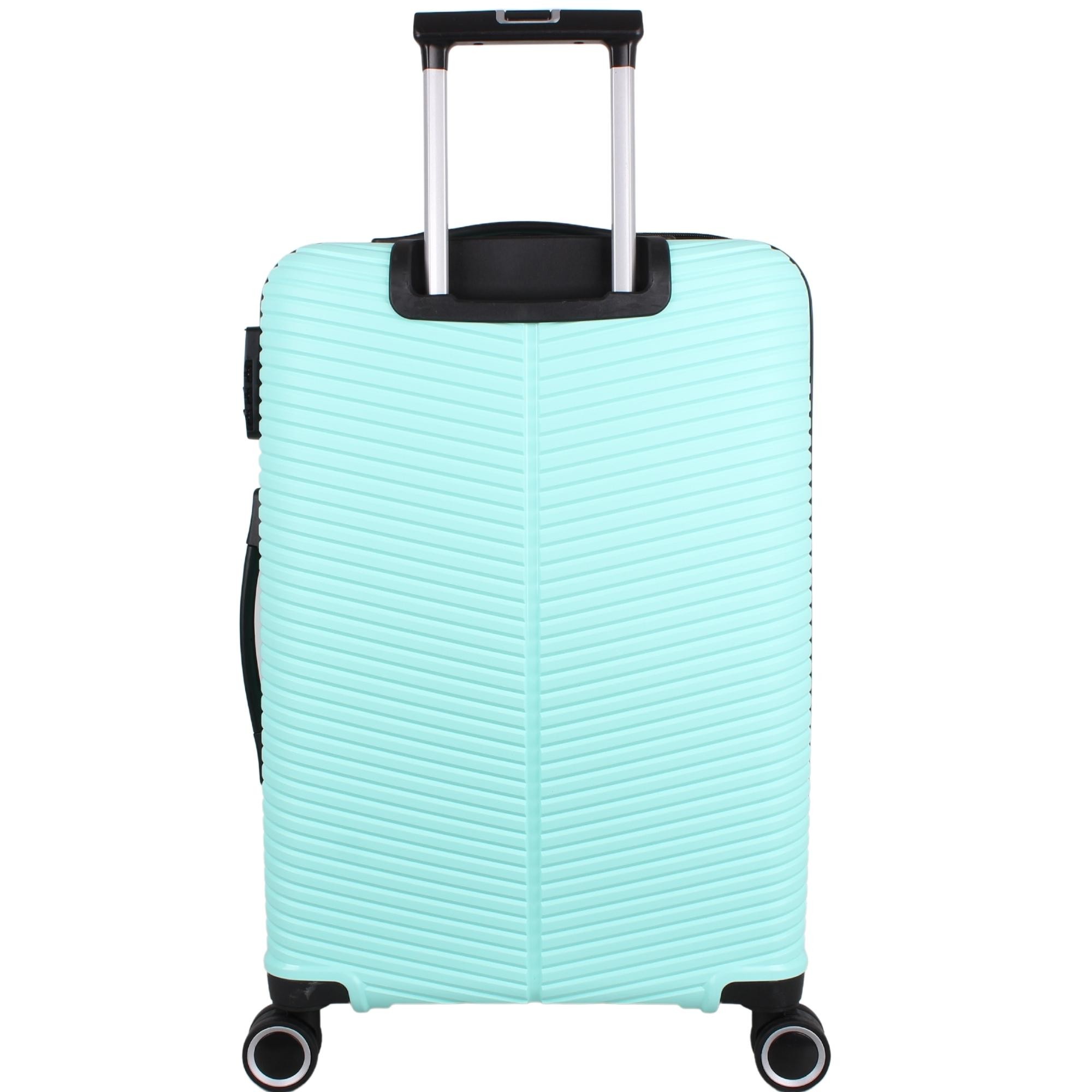 Bagacar Ultra Light Kırılmaz Silikon 3 Lü Valiz Seti Su Yeşili