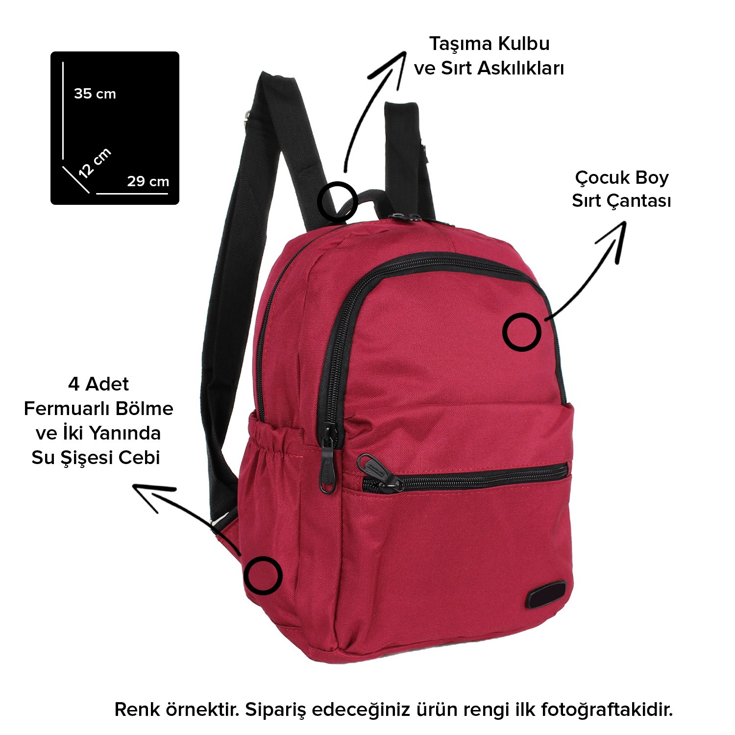 Bagacar 560 Kırmızı Sırt ve Seyahat Çantası