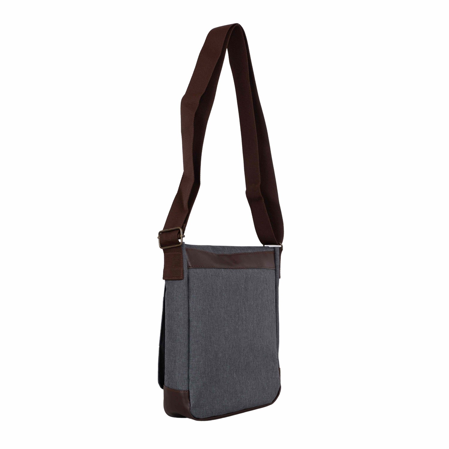 Bagacar Antrasit Unisex 9" 10" iPad ve Tabletli Postacı Çantası