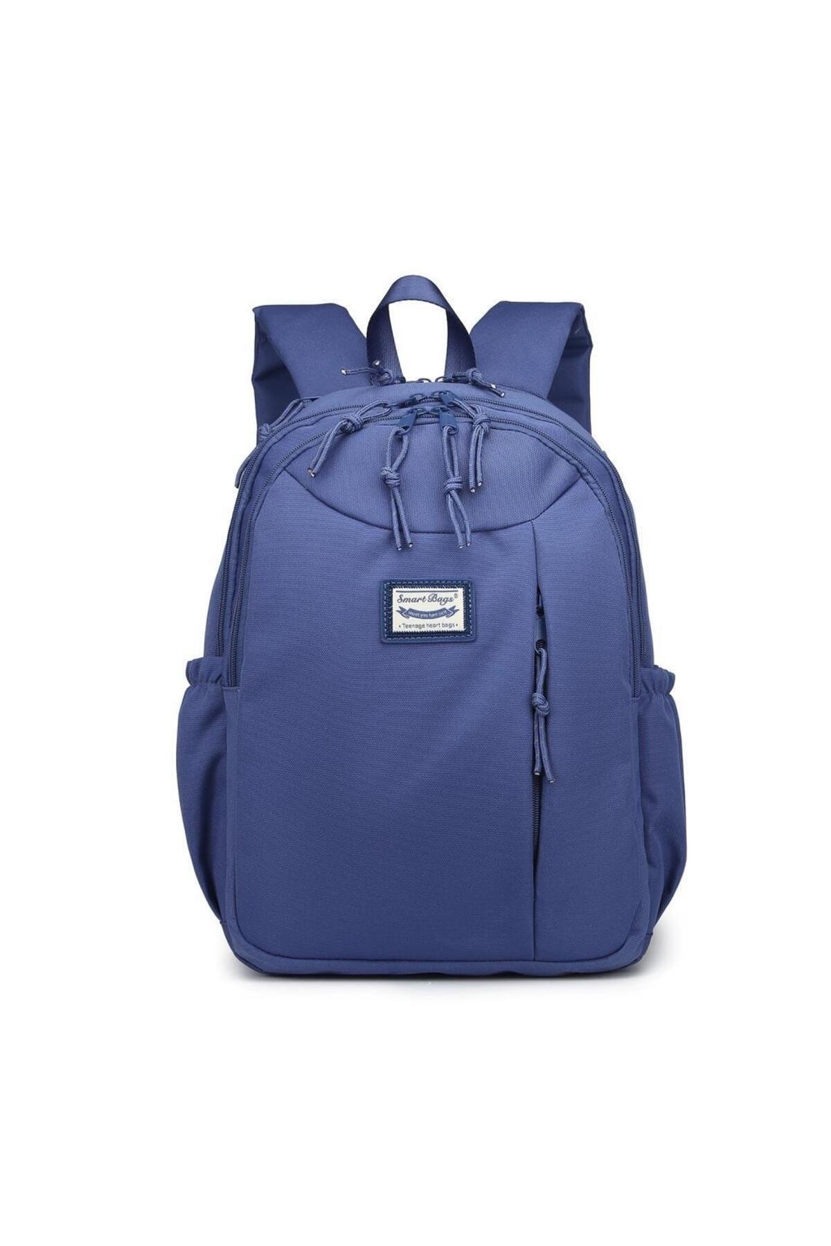 Bagacar Smart Bag 3200 Okul ve Günlük Laptop Bölmeli Sırt Çantası Jean Mavi